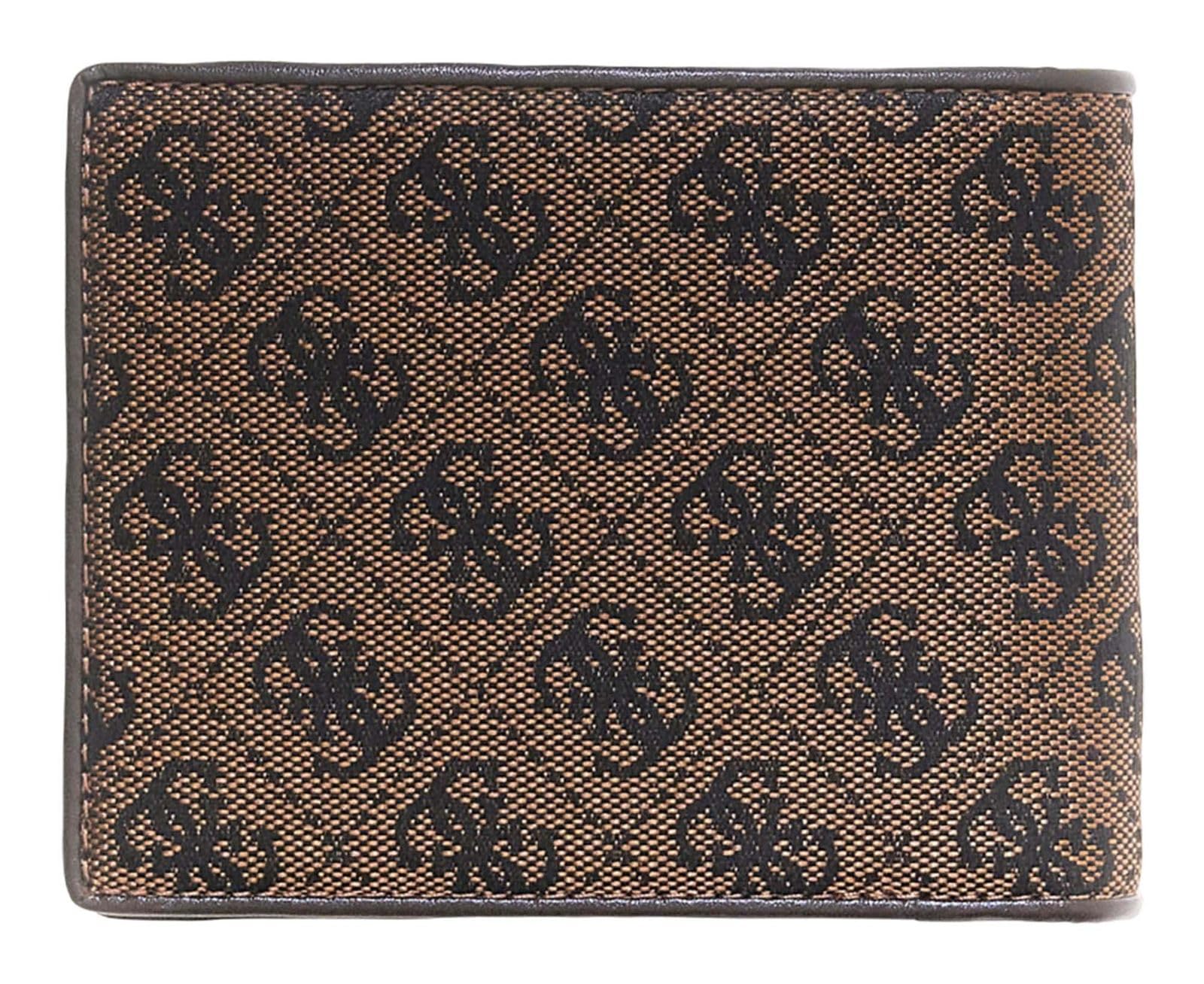 GUESS portafoglio Boston Bifold Wallet Coffee marrone