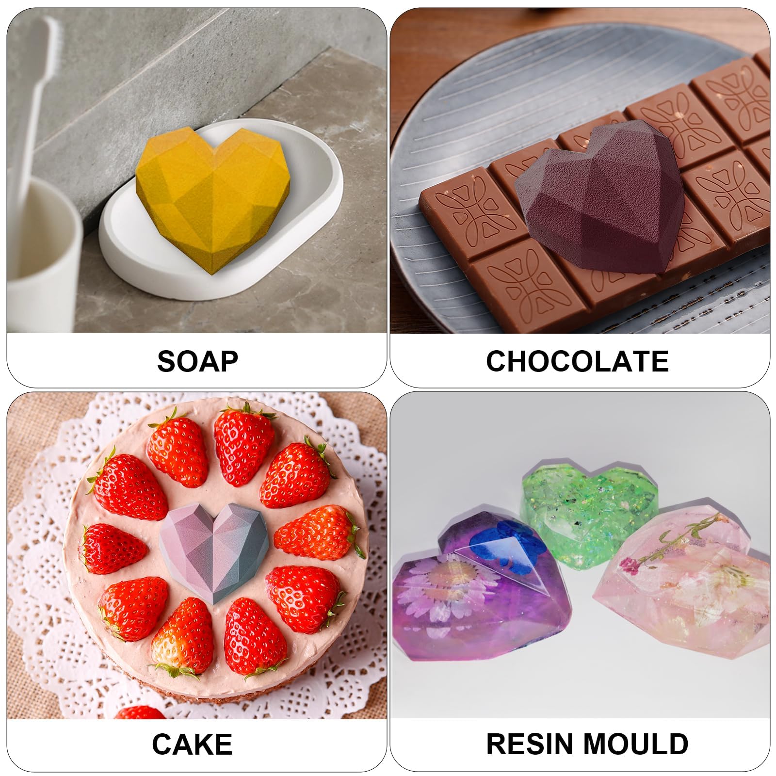 Stampo Multiuso Red Velvet Cake A Forma Di Cuore Per San Valentino ...