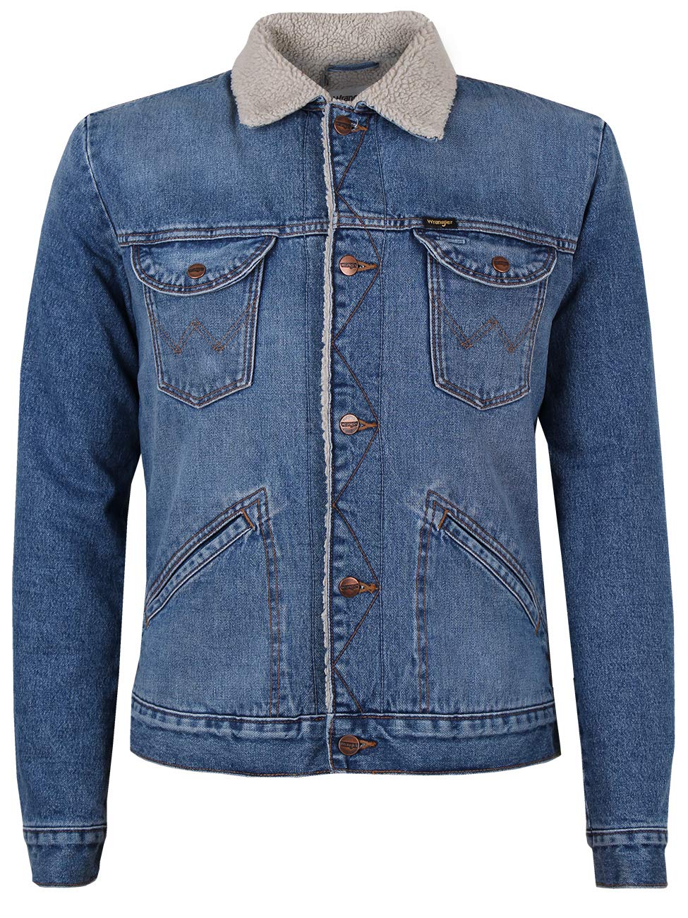 Wrangler kurtka jeansowa Mężczyźni Icons Sherpa Jacket