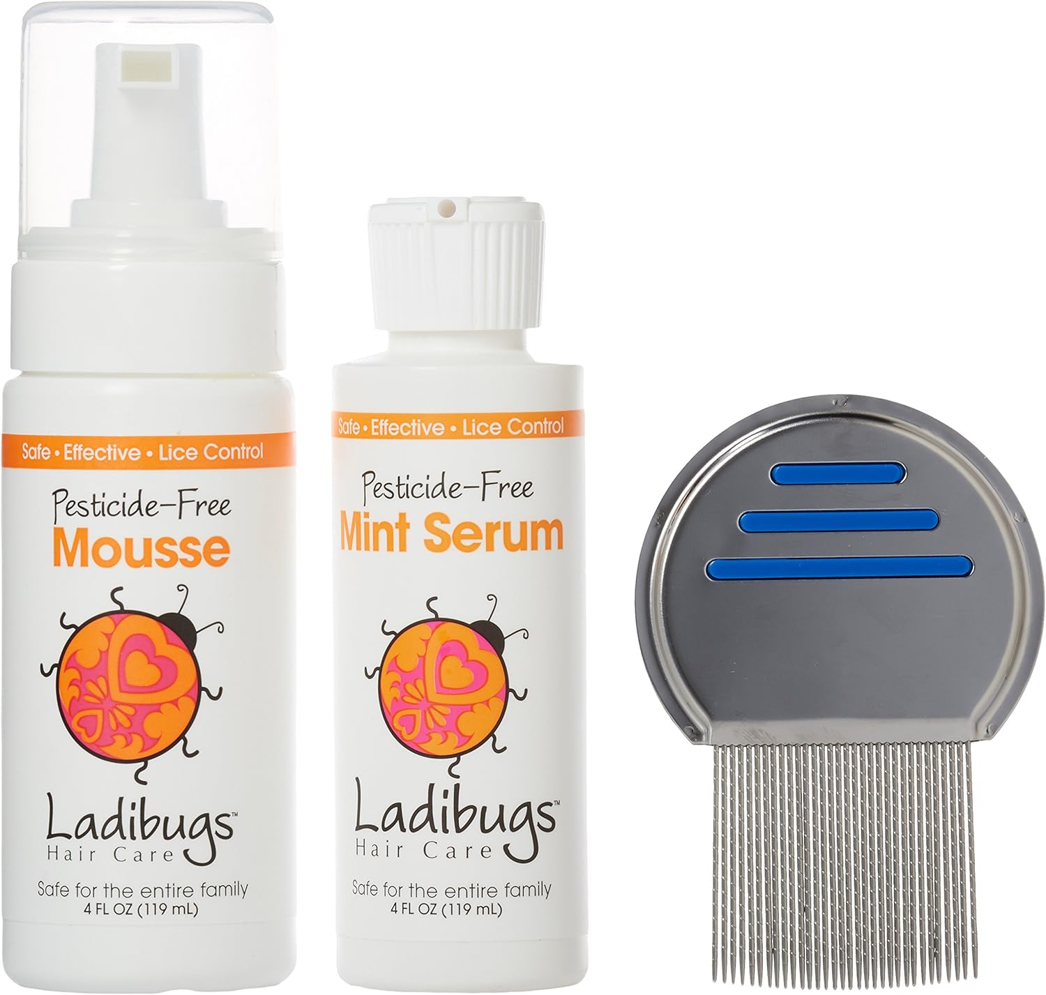 Ladibugs Lice Elimination Kit, 3 Count