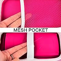 Vista 4 de Funda solo compatible con calculadora científica Texas Instruments TI-30XIIS, bolsa de almacenamiento para calculadoras de oficina de viaje