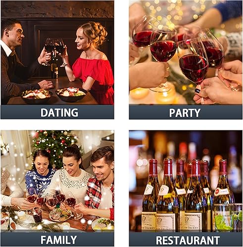 Miniatura 12 de Dispensador eléctrico de vino con dispensador eléctrico inteligente decantador con USB recargable, decantador de vino eléctrico y dispensador