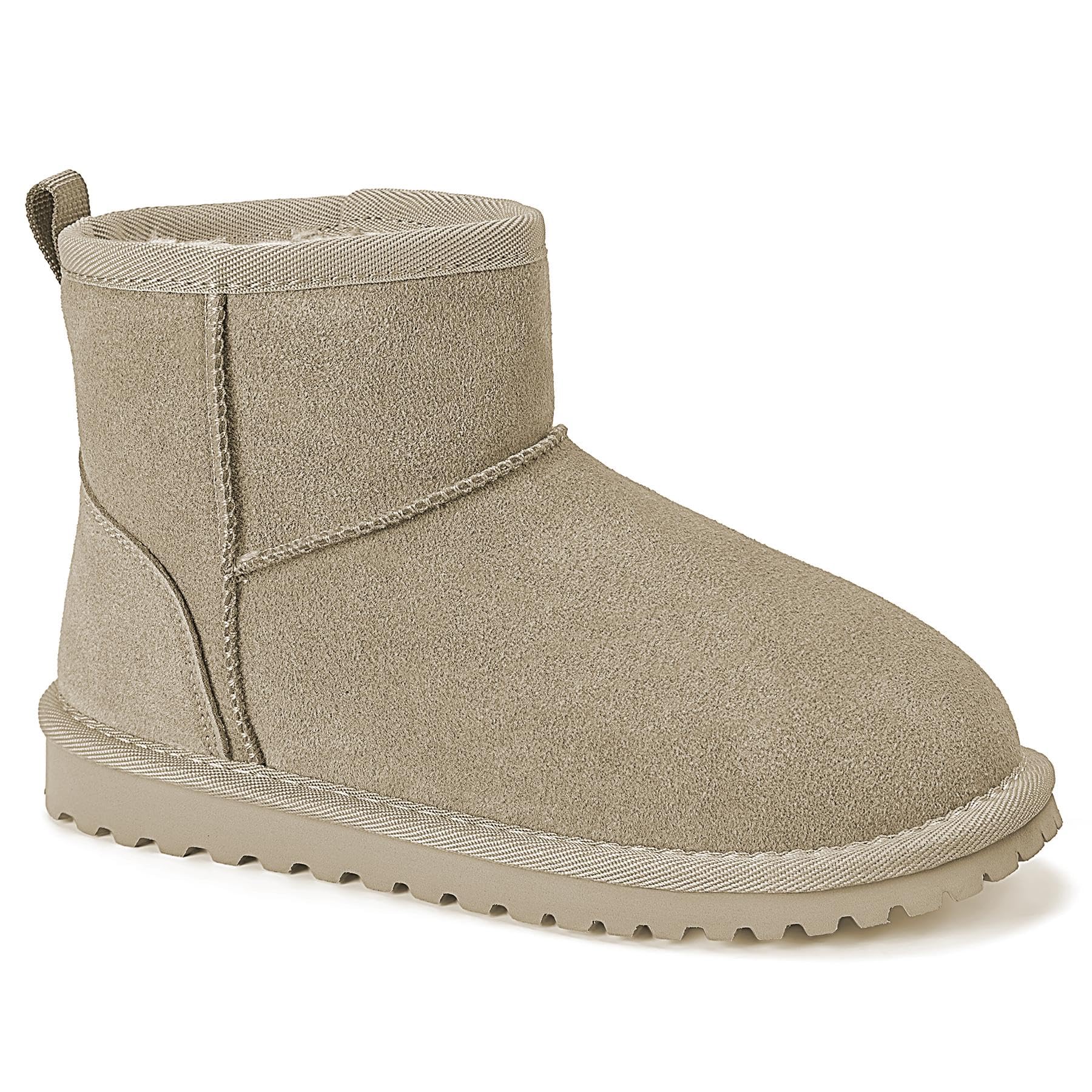 Mishansha Botas de Nieve para Niños Cálido Niñas Botines de Invierno Cómodas Antideslizantes Invierno Zapatos Unisexo 24-36 EU