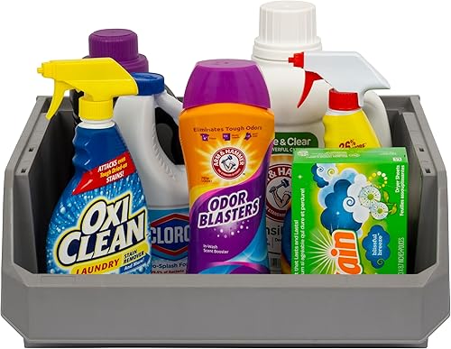 Miniatura 4 de Contenedores de plástico para organización y almacenamiento para armario, cocina, oficina, garaje u organización de despensa, contenedores