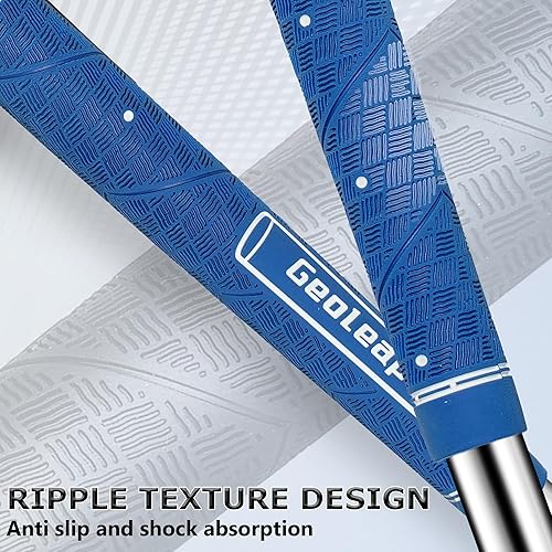 Miniatura 2 de Geoleap Juego de 13 empuñaduras de golf con 15 cintas y agarres con todos los kits de reparación para elegir, el punto de memoria ayuda a la