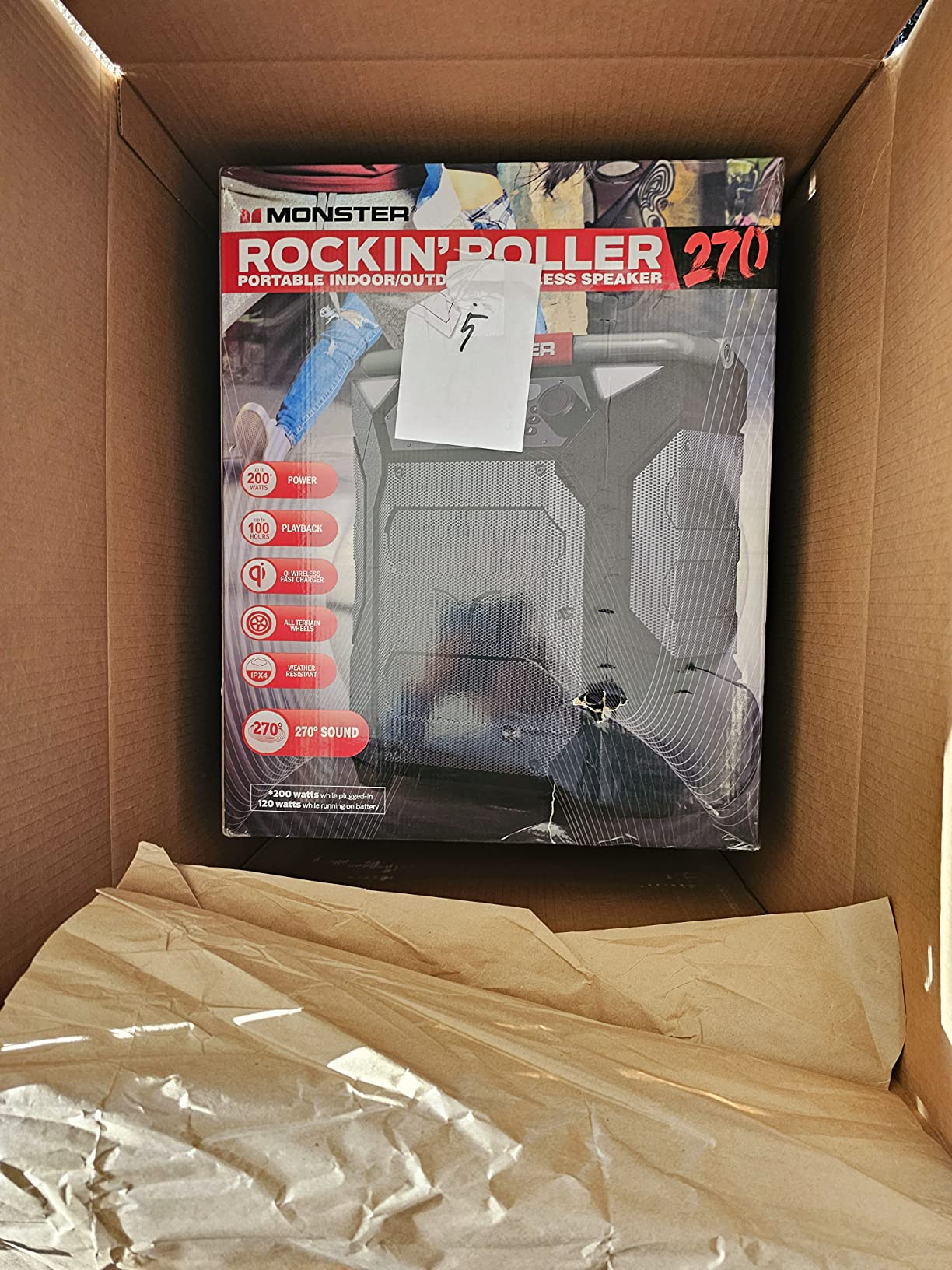 43/mo Finance Monster Rockin' Roller 270 Portable Indoor/Outdoor