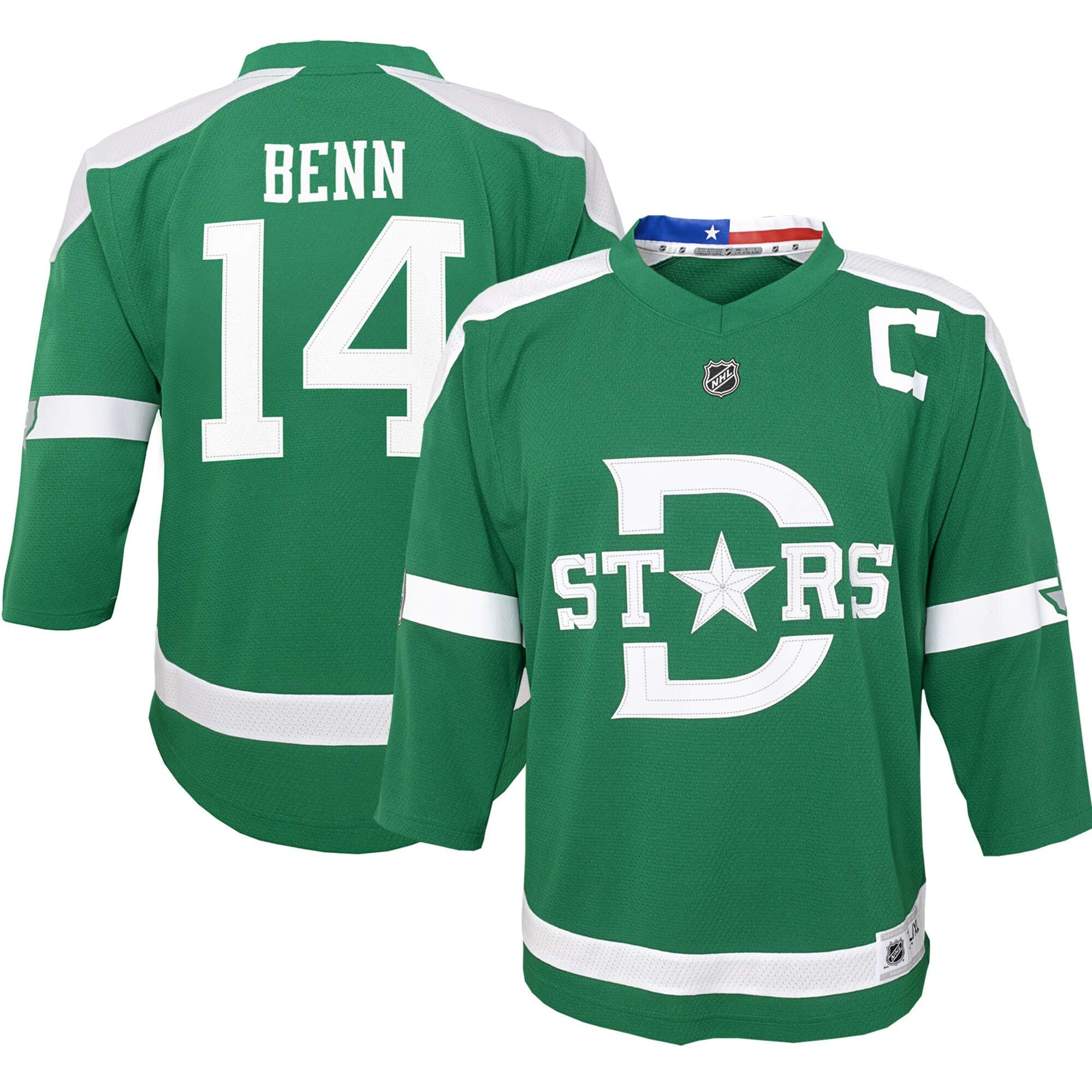 Amazon.com: Jamie Benn Dallas Stars Green #14 Winter Classic