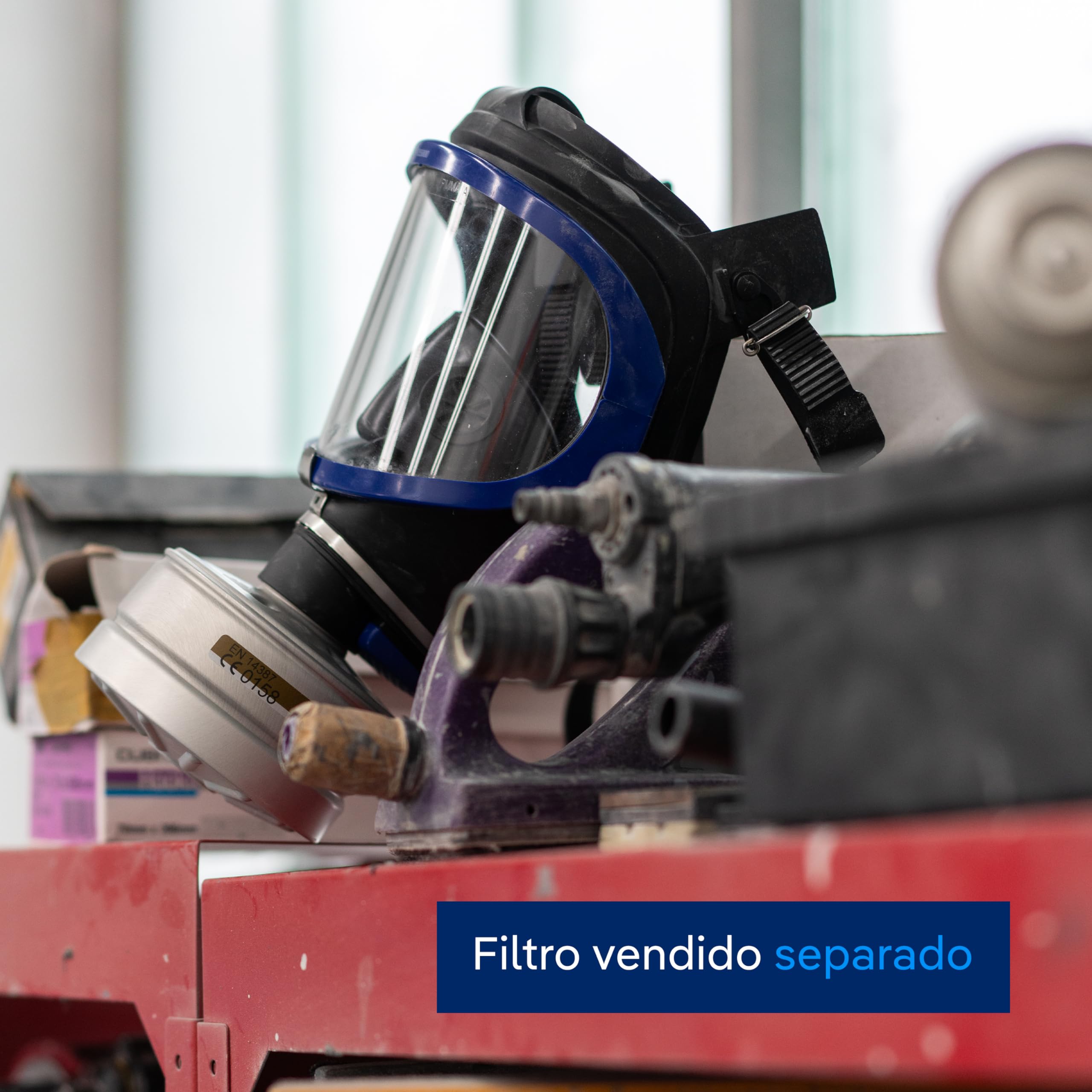 Dräger X-plore 6300 Máscara completa con conexión roscada estándar Rd40 | Apta para la construcción y la industria