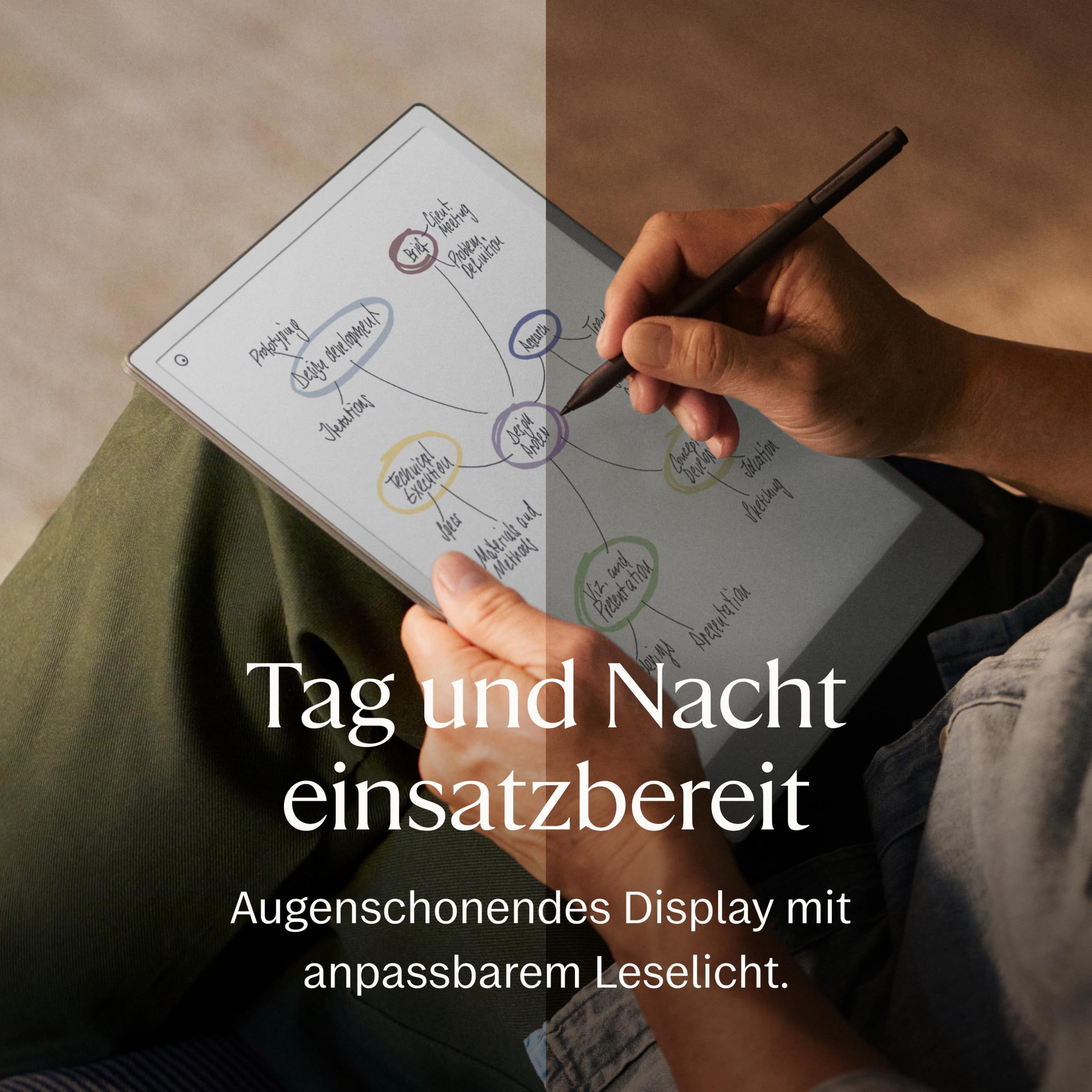 reMarkable Paper Pro 11,8-Zoll-Farbdisplay Tablet mit Leselicht und Marker Plus Pen