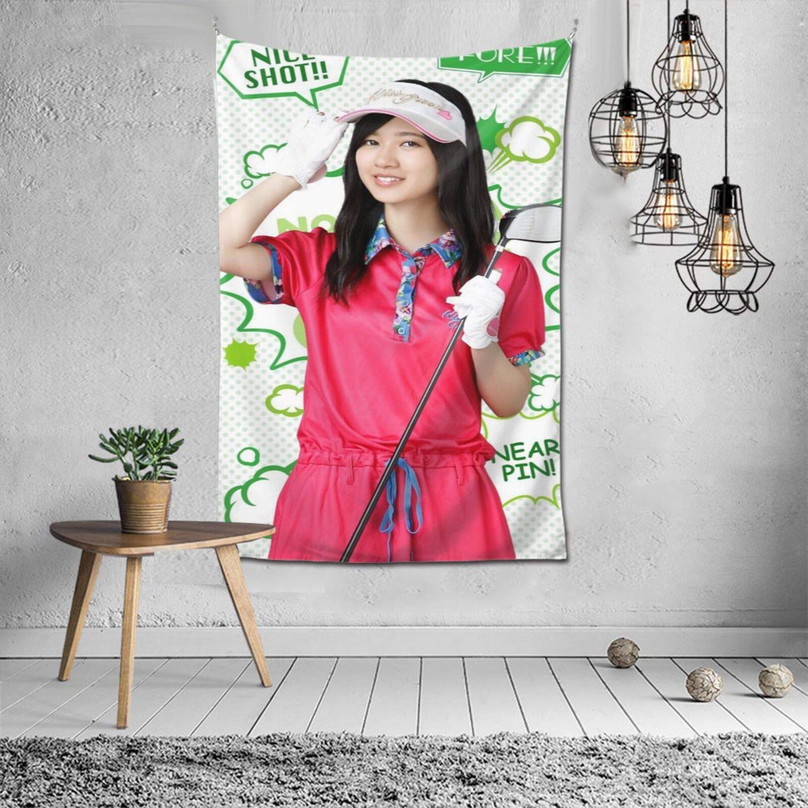 Amazon Co Jp 21新款 乃木坂46写真集 タペストリー インテリア 壁掛け おしゃれ 室内装飾 多機能 寝室 カーテン おしゃれ 個性ギフト 新築祝い 結婚祝い プレゼント ウォール アート 60in 40in ホーム キッチン