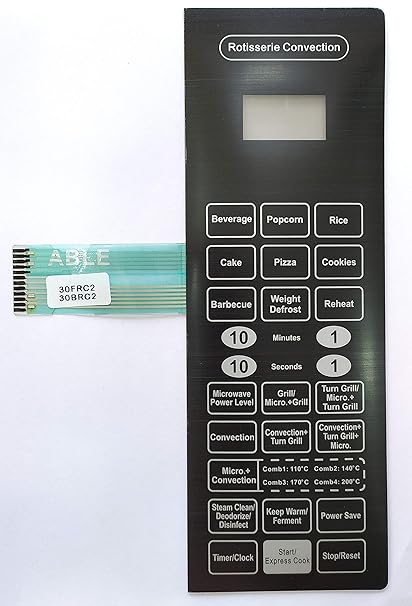 Able 30FRC2 Microwave Oven Membrane Keypad 30BRC2