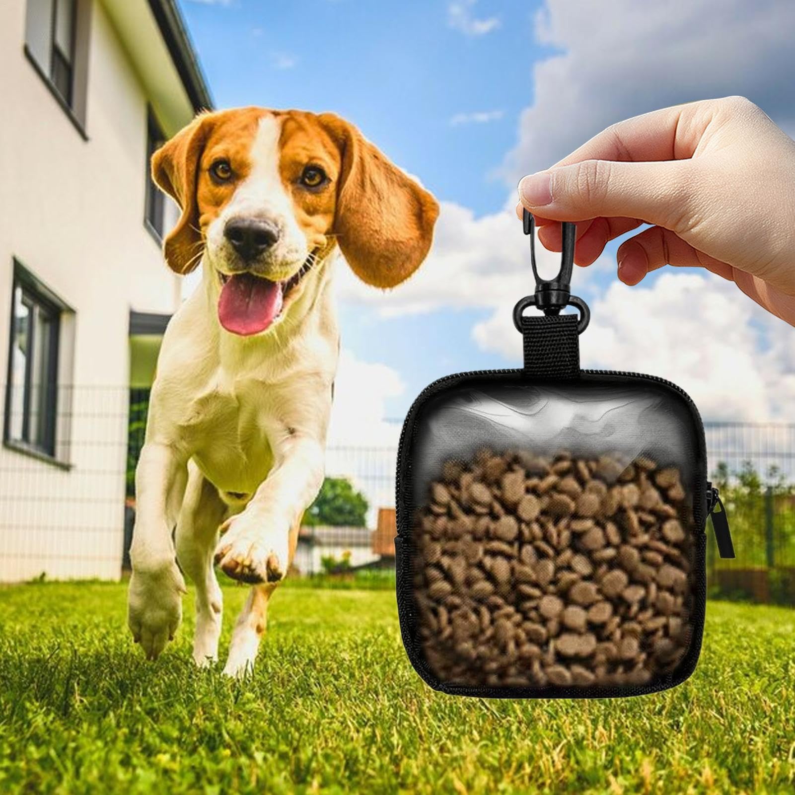 Leckerbeutel für Hunde Tragbarer Futterbehälter