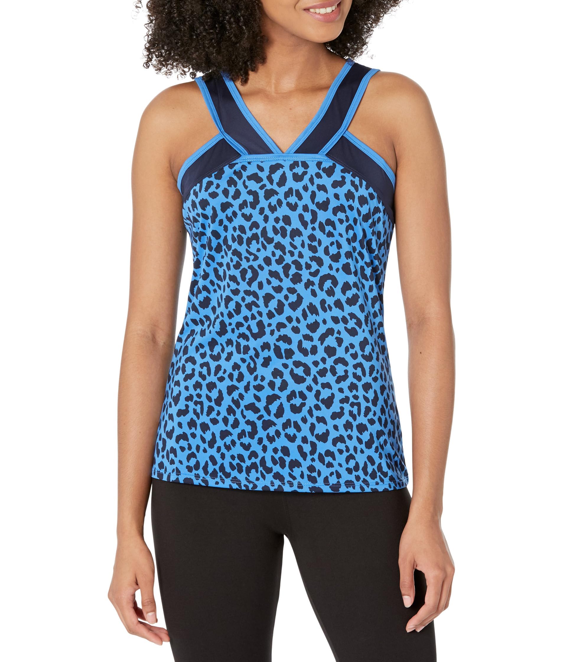 Tail ActivewearGiza Full Back Tennis Tank Ditsy Leopard XS