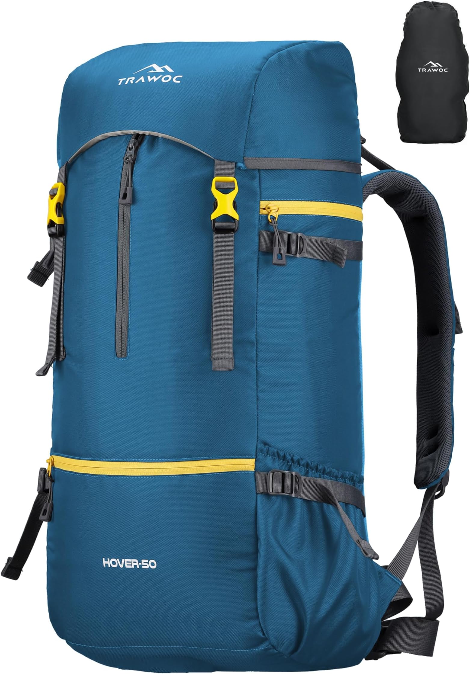 HOVER 50L Travel Backpack for Men & Women Trekking Hiking Rucksack Bag for Men & Women, LHK002