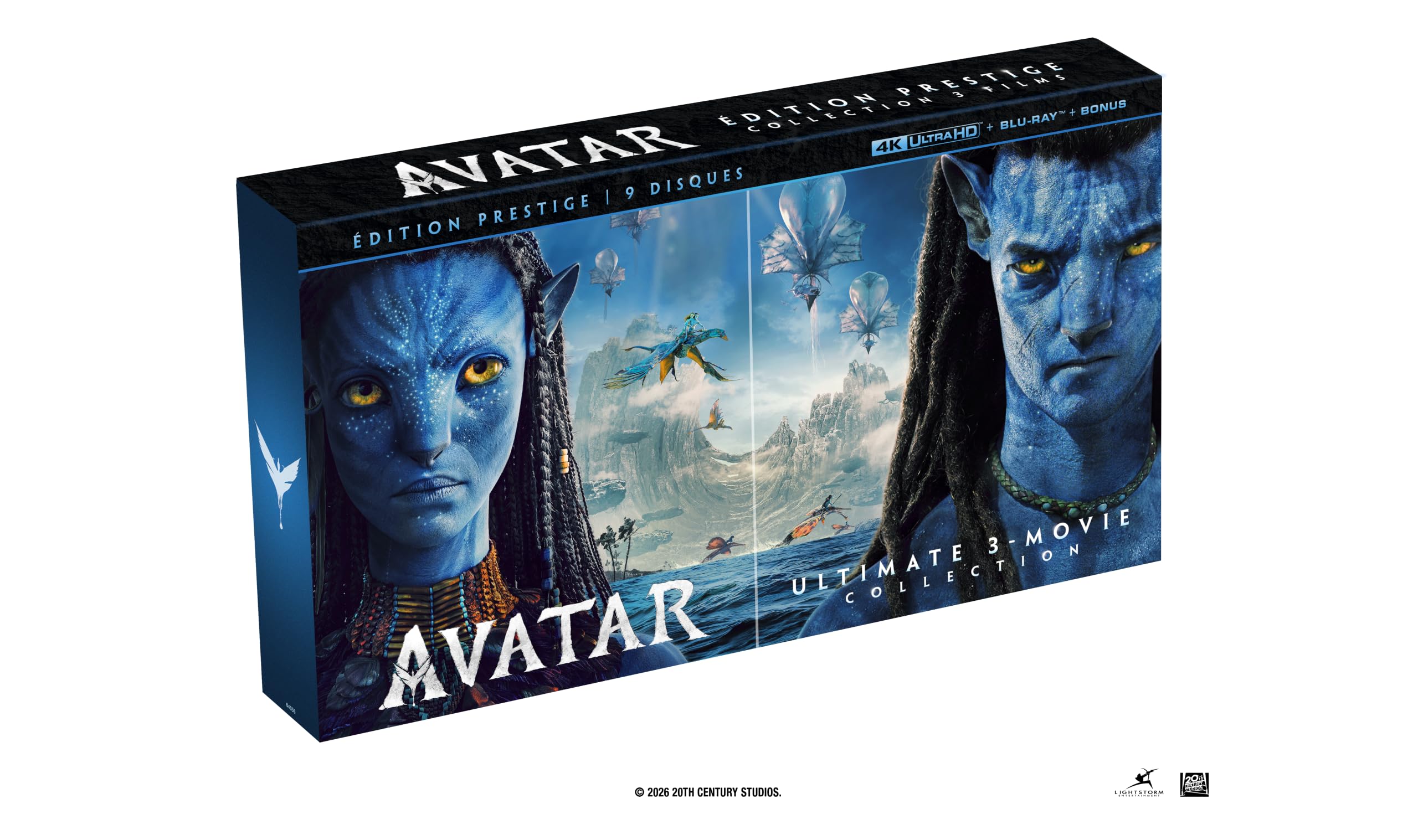 Avatar - Collection 3 films : Avatar + Avatar : La Voie de l'eau + Avatar : De Feu et de cendres