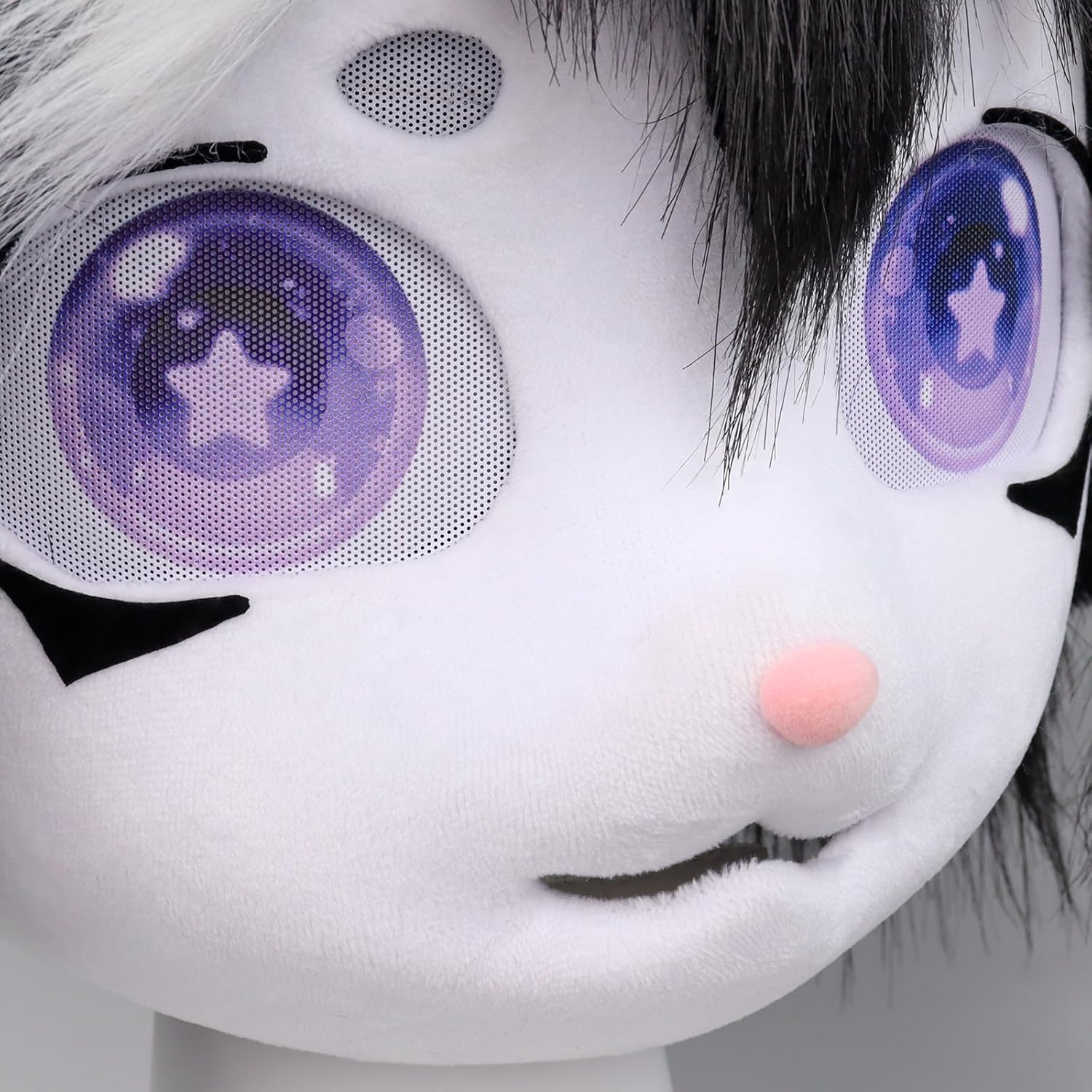 Anime Cosplay Kigurumi Mask Furry Cheshire Cat Costume for Halloween Masquerade Christmas gatherings parties