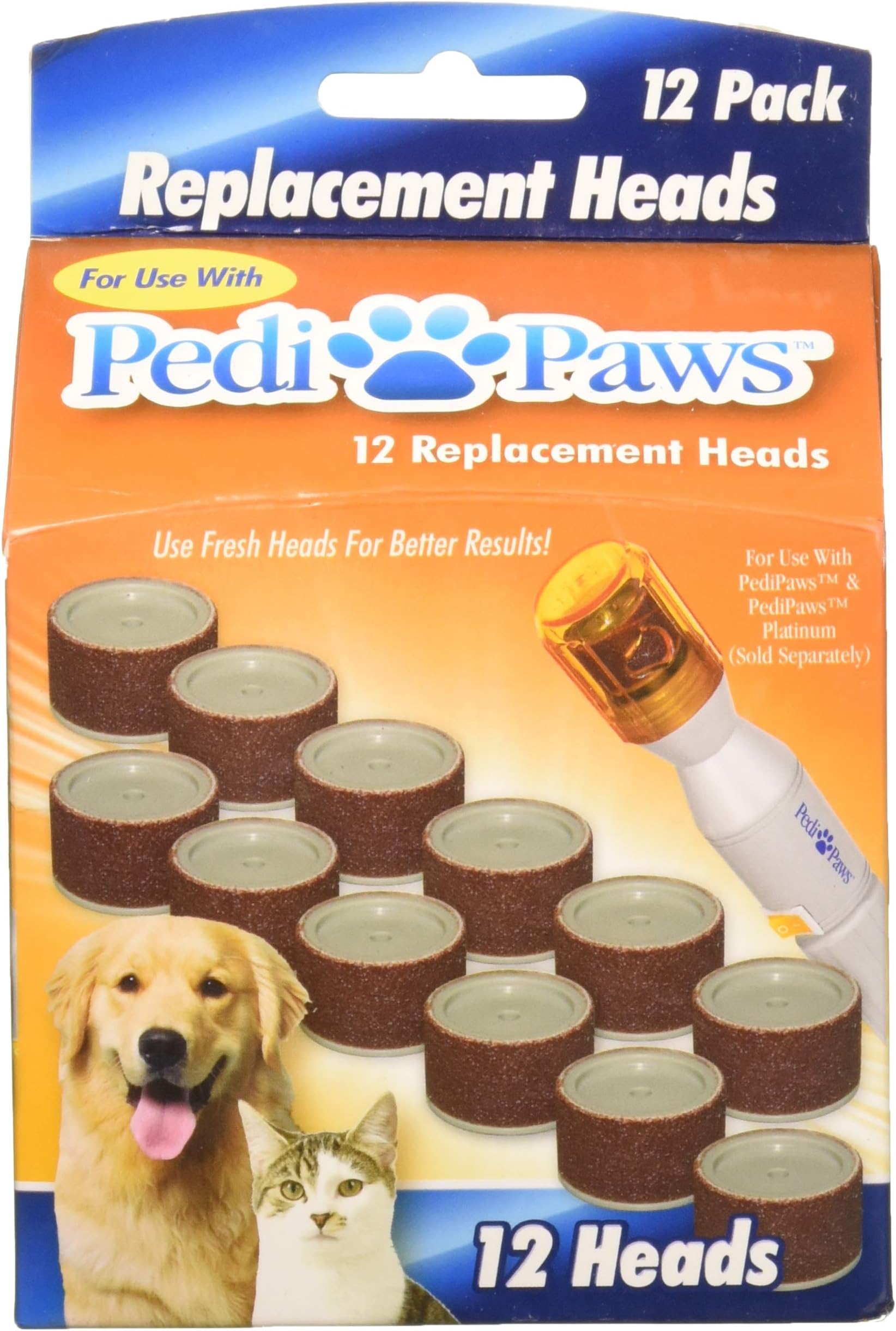 24 Pack Emery Board Wheels Refill for Pedipaws® Pet Nail Trimmer System