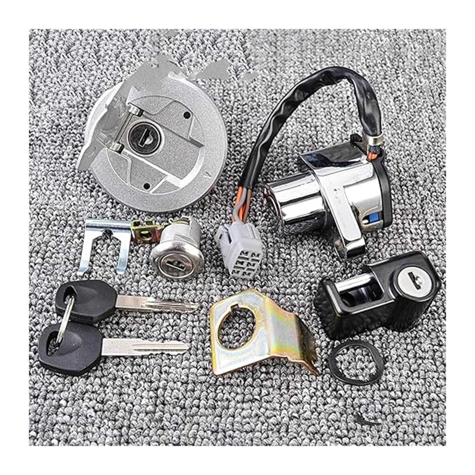 Interruttore Di Accensione Blocco Interruttore Accensione Carburante Serratura Sella Chiave Per Suzuki Per VZR1800BZ Per VZR1800B Per Boulevard Per M109R BOS 37000-49891 37000-48890