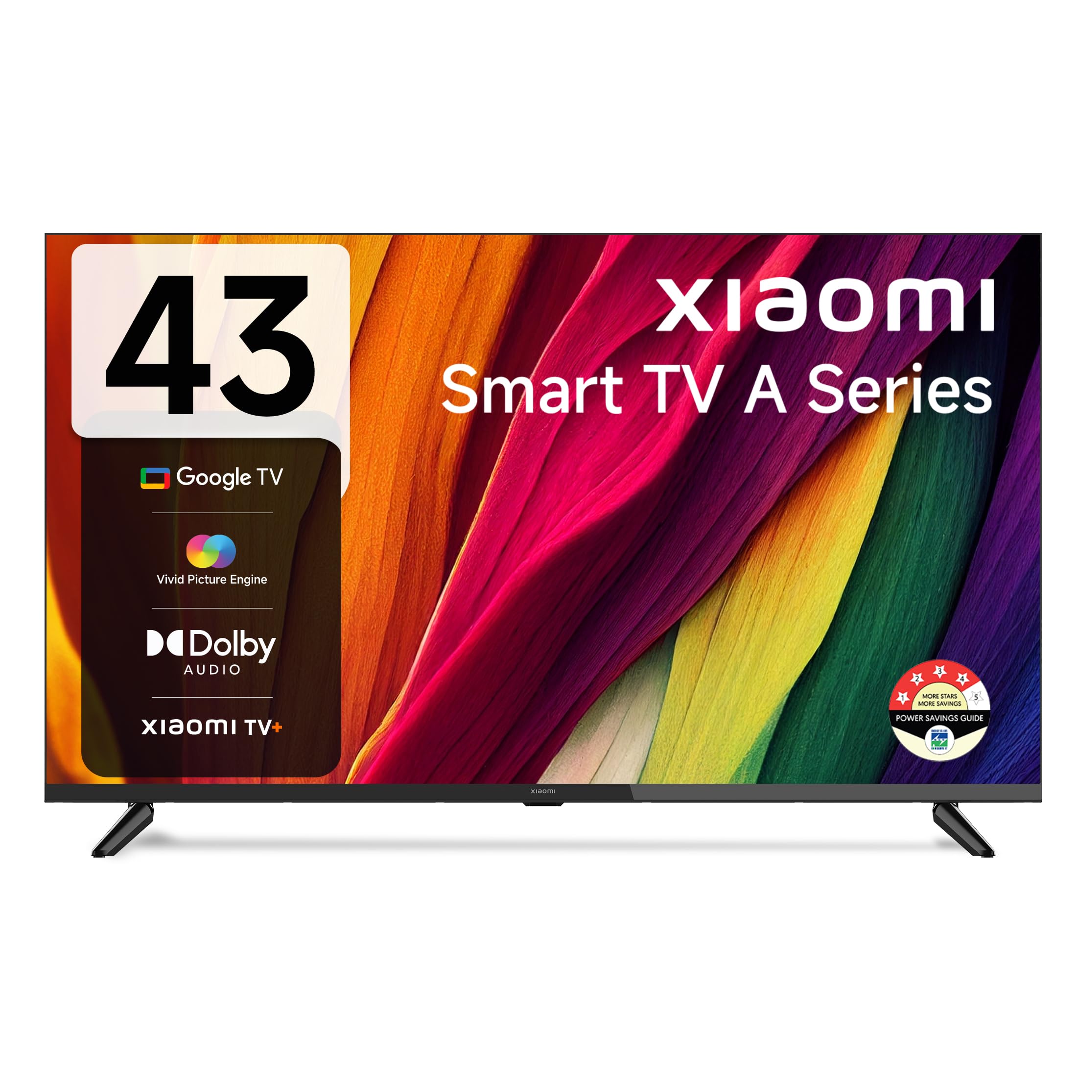 Xiaomi 108 cm (43 Inches) A Series Full HD Smart Google LED TV L43MA-AFIN (Black)