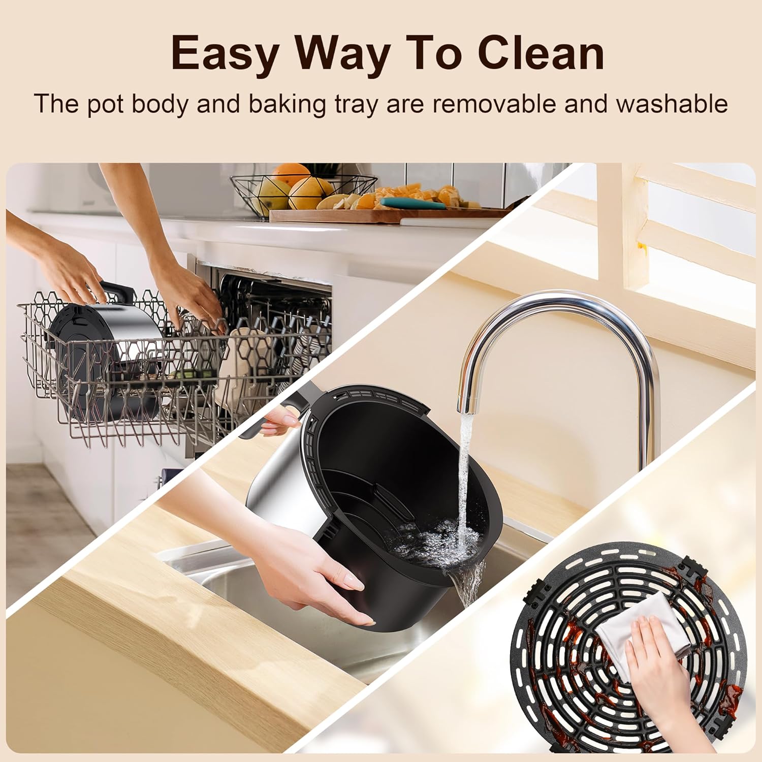 Friggitrice ad Aria 8 Litri, Askyors Air Fryer XXL con 8 Programmi, 1700W Friggitrice Senza Olio per 6-10 Persone, Friggitrice con Controllo Touch, Temperatura Regolabili da 80 a 200ºC, 32 Ricette Friggitrice ad Aria 8 Litri, Askyors Air Fryer XXL con 8 Programmi, 1700W Friggitrice Senza Olio per 6-10 Persone, Friggitrice con Controllo Touch, Temperatura Regolabili da 80 a 200ºC, 32 Ricette