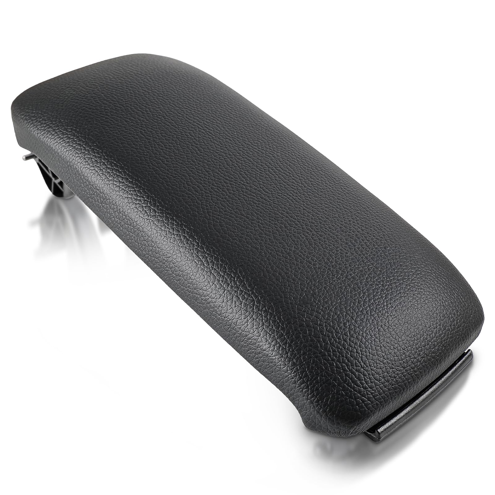 Carbhub Center Console Armrest Cover Compatible with Audi A3 A5 8P 2003 2004 2005 2006 2007 2008 2009 2010 2011 2012 2013 Black Leather Armrest Center Console Lid Replaces 8P0864245P 8P0864245P8E1
