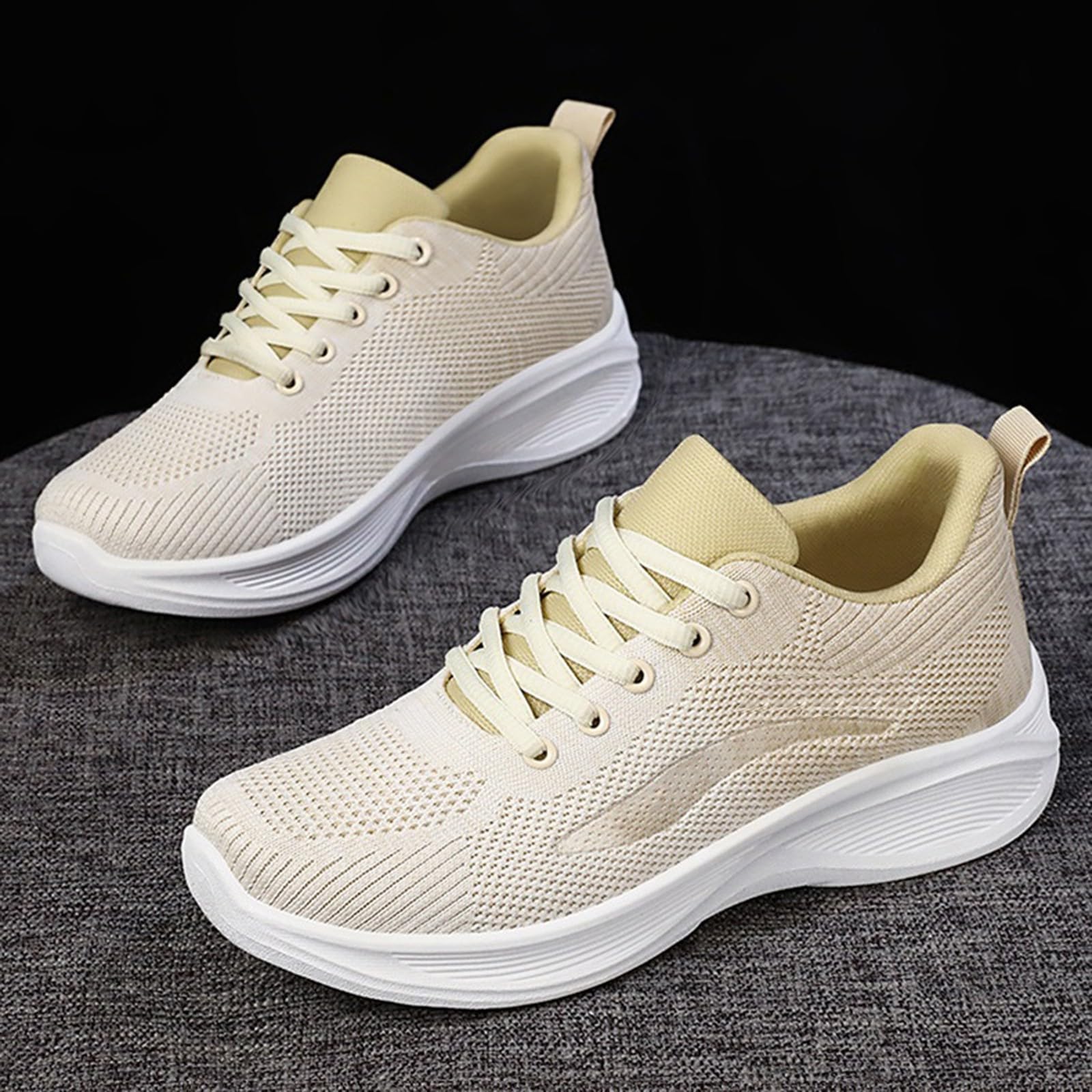Zapatillas ligeras para mujer, zapatillas de gimnasio para mujer, cómodas, antideslizantes, para estar de pie, todo el día, informales, con soporte de arco, zapatos suaves para caminar, gimnasio,