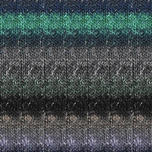 Miniatura 36 de Hilo de seda Noro Silk Garden - azul rey (# 08),205 - Morioka,208 - Yatsushiro,211 - azul- magenta- verde- marrón,269 - Marfil-gris pardo,341 -