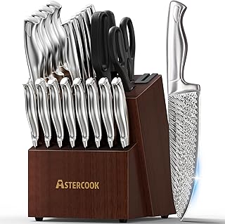 Knife Astercook 21 Kitchen Built-in Sharpener