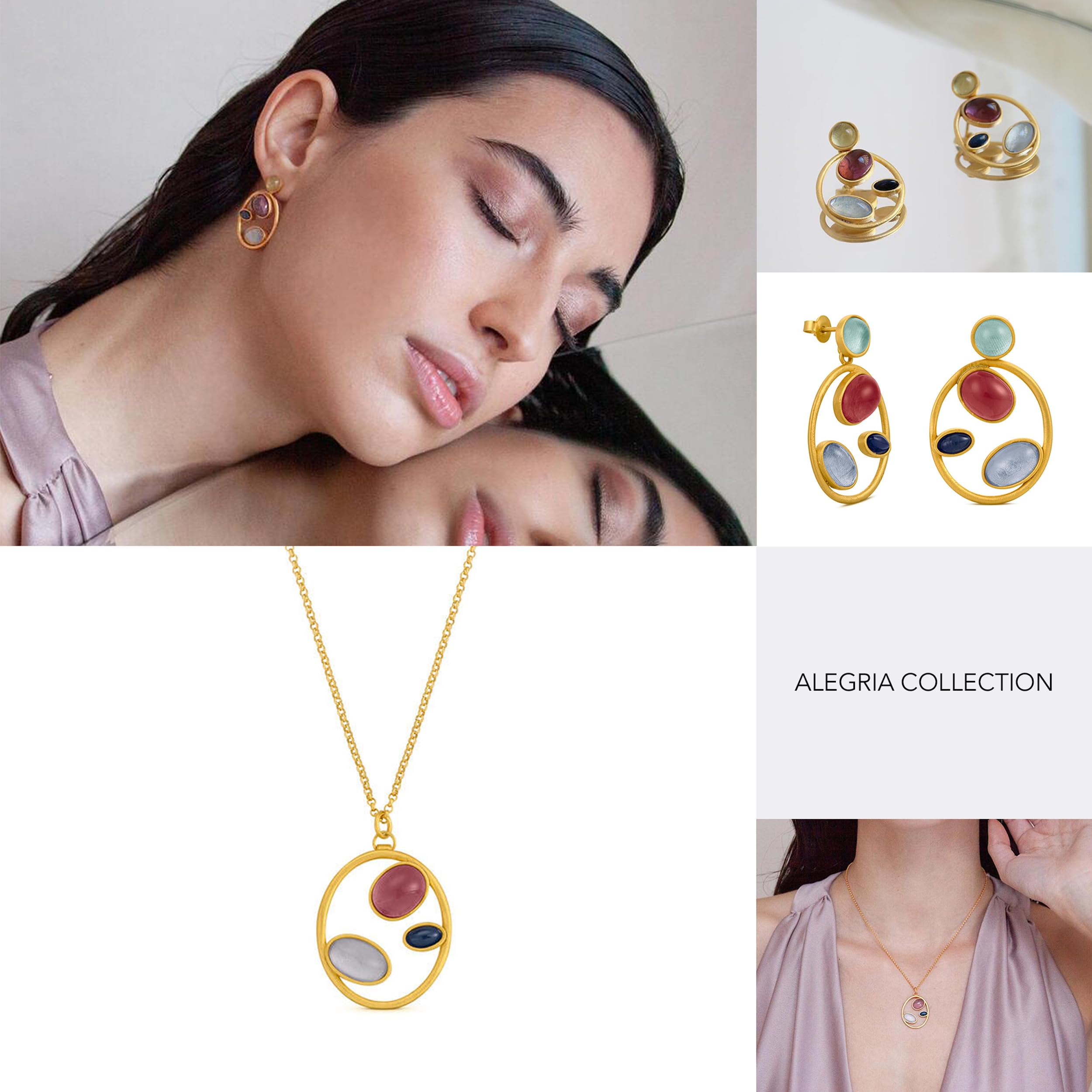 JOI D'ART PULSERA DORADA ALEGRIA | Diseñado por Carme Fàbregas | Colección Alegria | Con cierre con cadena y mosquetón