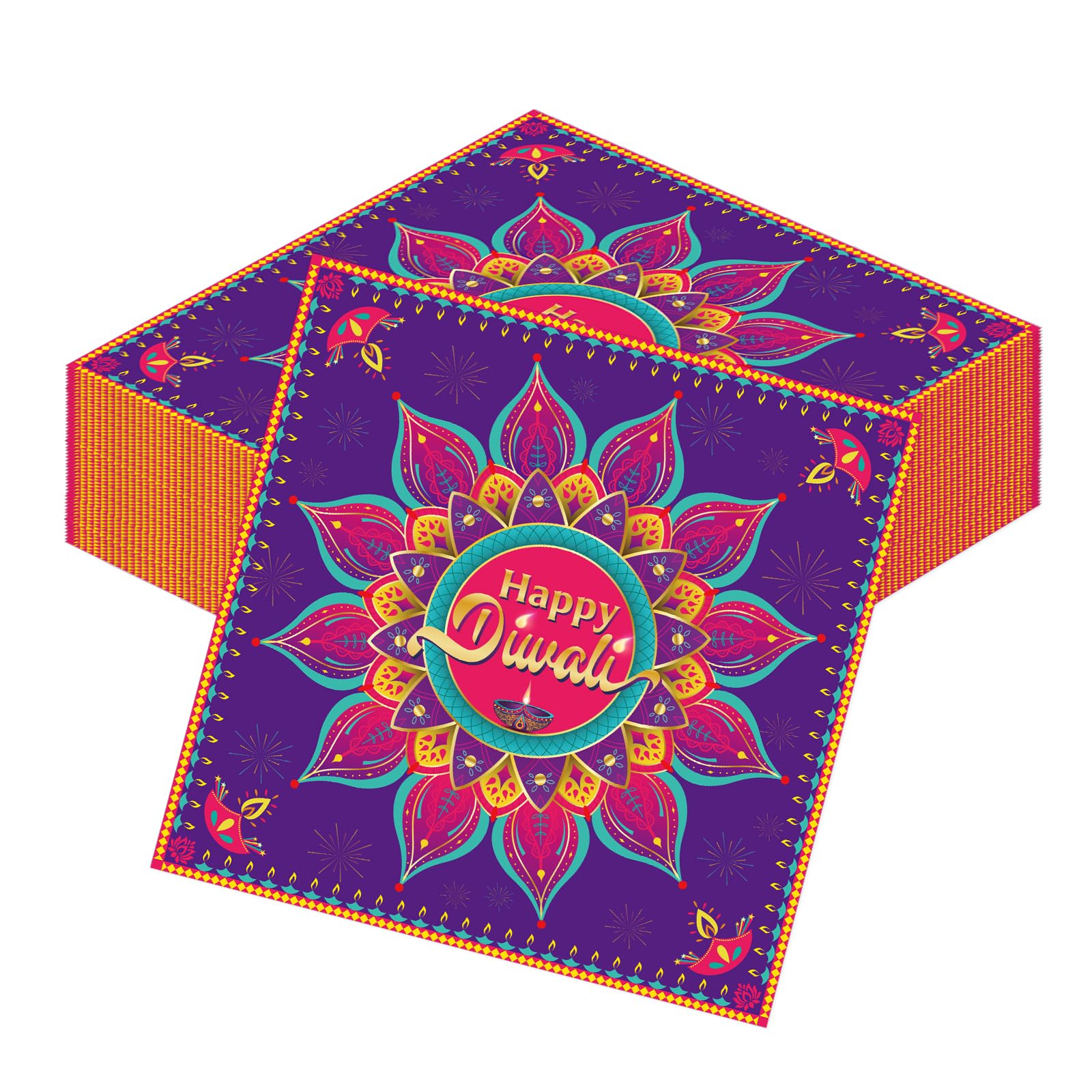 Luvart Diwali Decorations Napkins 40 Pcs, Diwail Festival Party Supplies — image 1