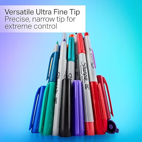 Miniatura 8 de SHARPIE Glam Pop - Marcadores permanentes, punta fina, 24 unidades