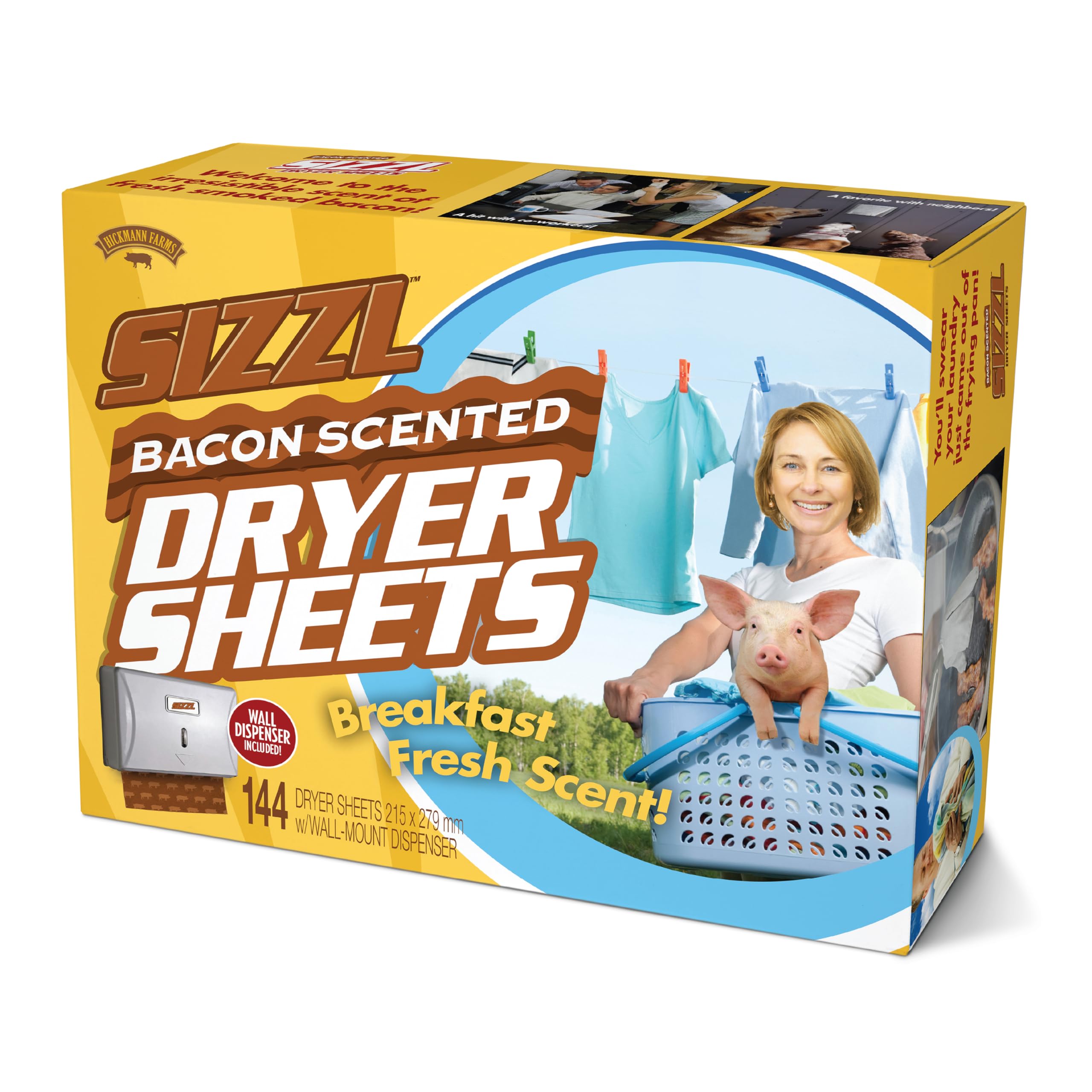 Click to get PrankO Sizzl  Bacon Scented Dryer Sheets Prank G