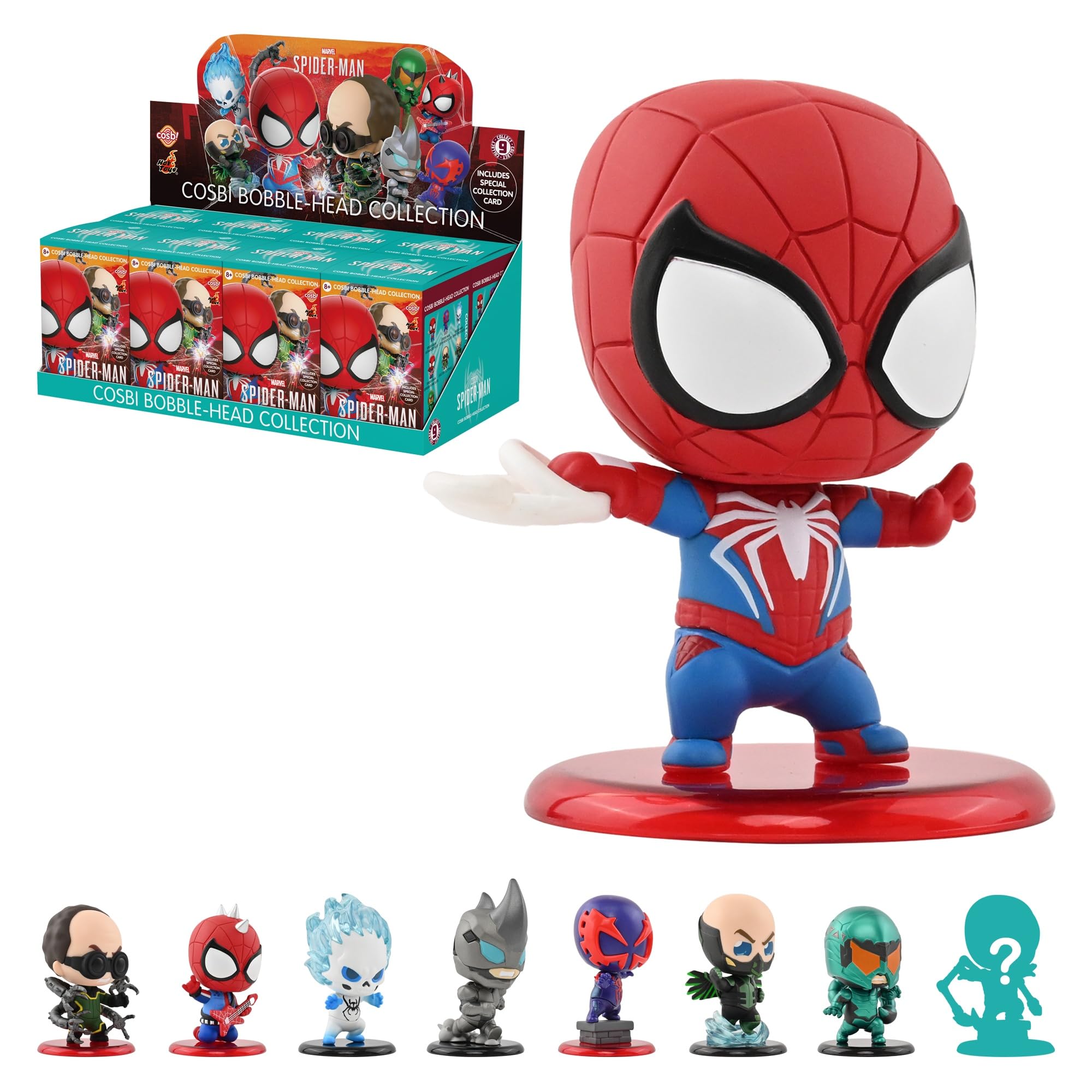 YuMe Spiderman Cosbi Figurines - FULL COLLECTION