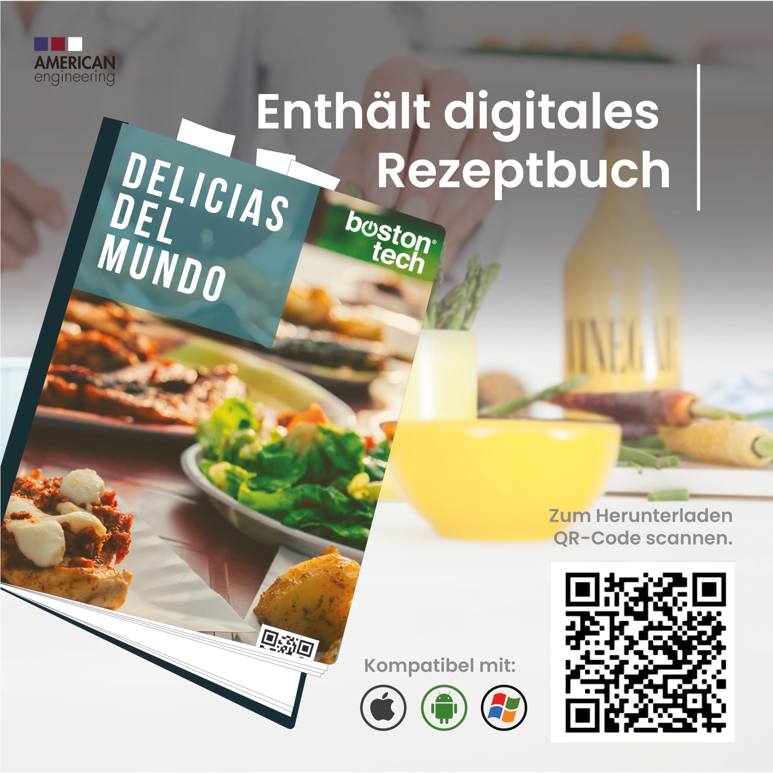 Digitale Küchenwaage HK105, hohe Präzision, Edelstahl, wasserdicht, Kapazität 5 kg, LCD-Display, multifunktional… – Ansicht 6