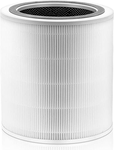 Miniatura 9 de Core 400S H13 True HEPA Filtro de repuesto para LEVOIT Core 400S Smart WiFi Air Purifie-r, Core 400S-RF-PA (LRF-C401-YUS), prefiltro de carbón