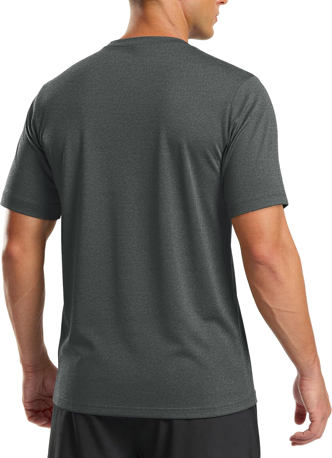 MAGCOMSEN Mens Workout Shirts Dry Fit Athletic Short Sleeve Tshirts Moisture Wicking Gym Running Performance Shirt - Image 2