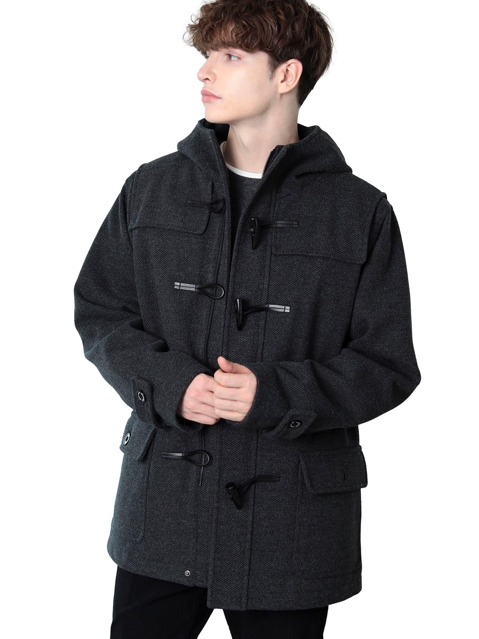 Amazon.co.jp: [ビームスハート] コート ジップ ダッフル コート