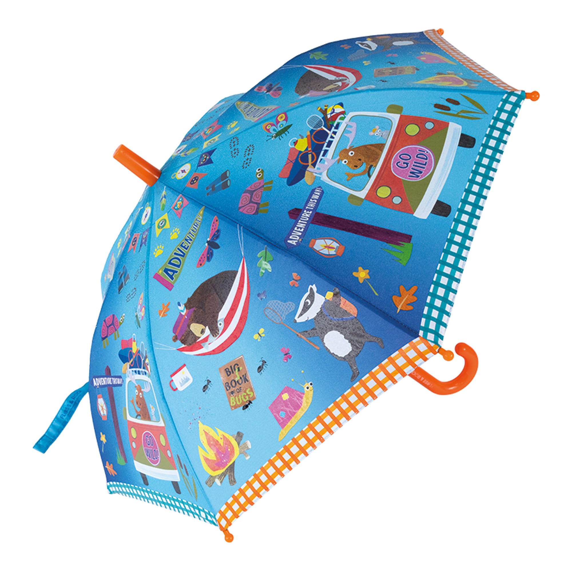 Floss & Rock Color Changing Kids Umbrella - Adventure