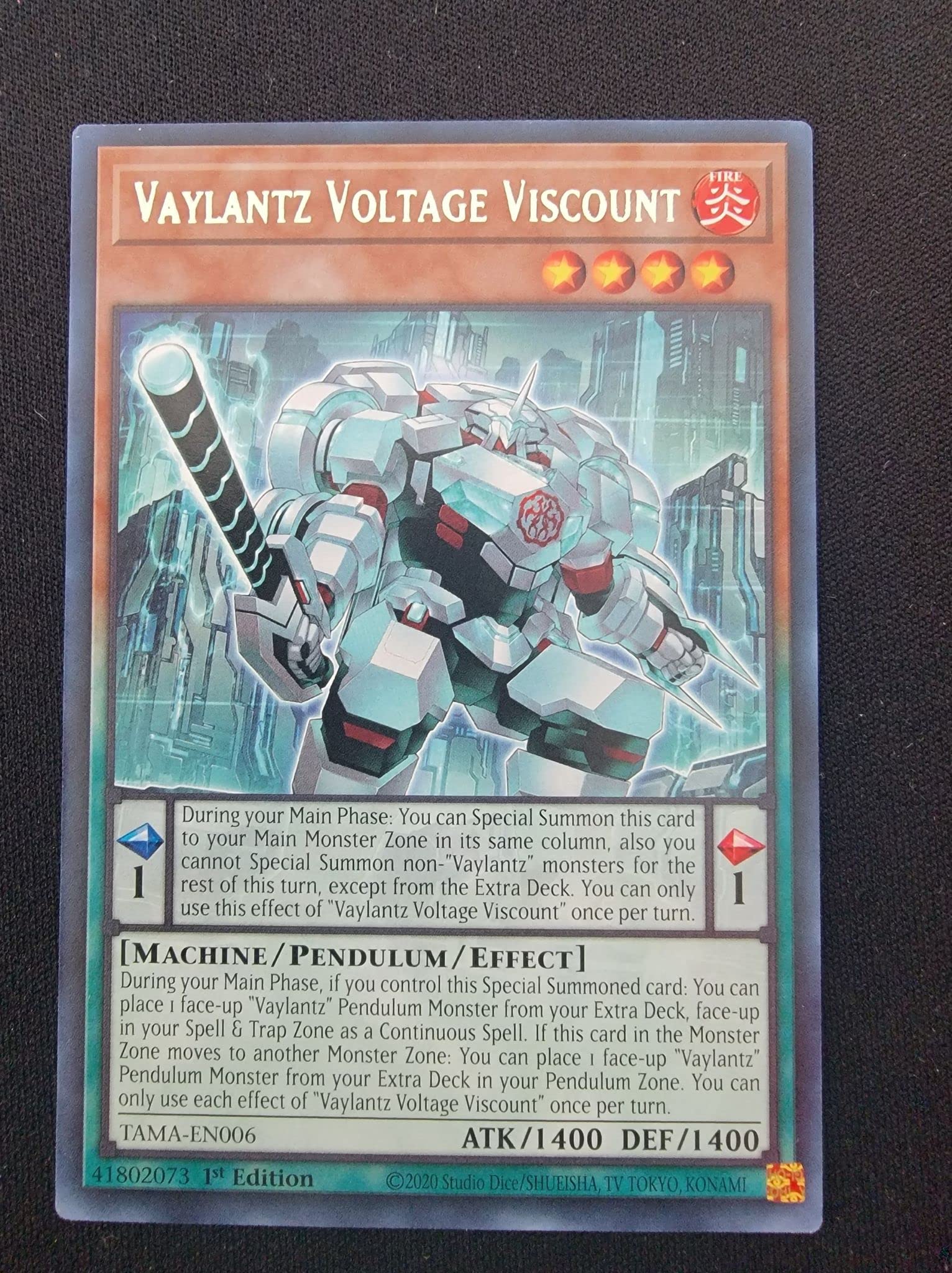 Amazon.com: Vaylantz Voltage Viscount - TAMA-EN006 - Tactical Masters -  Rare