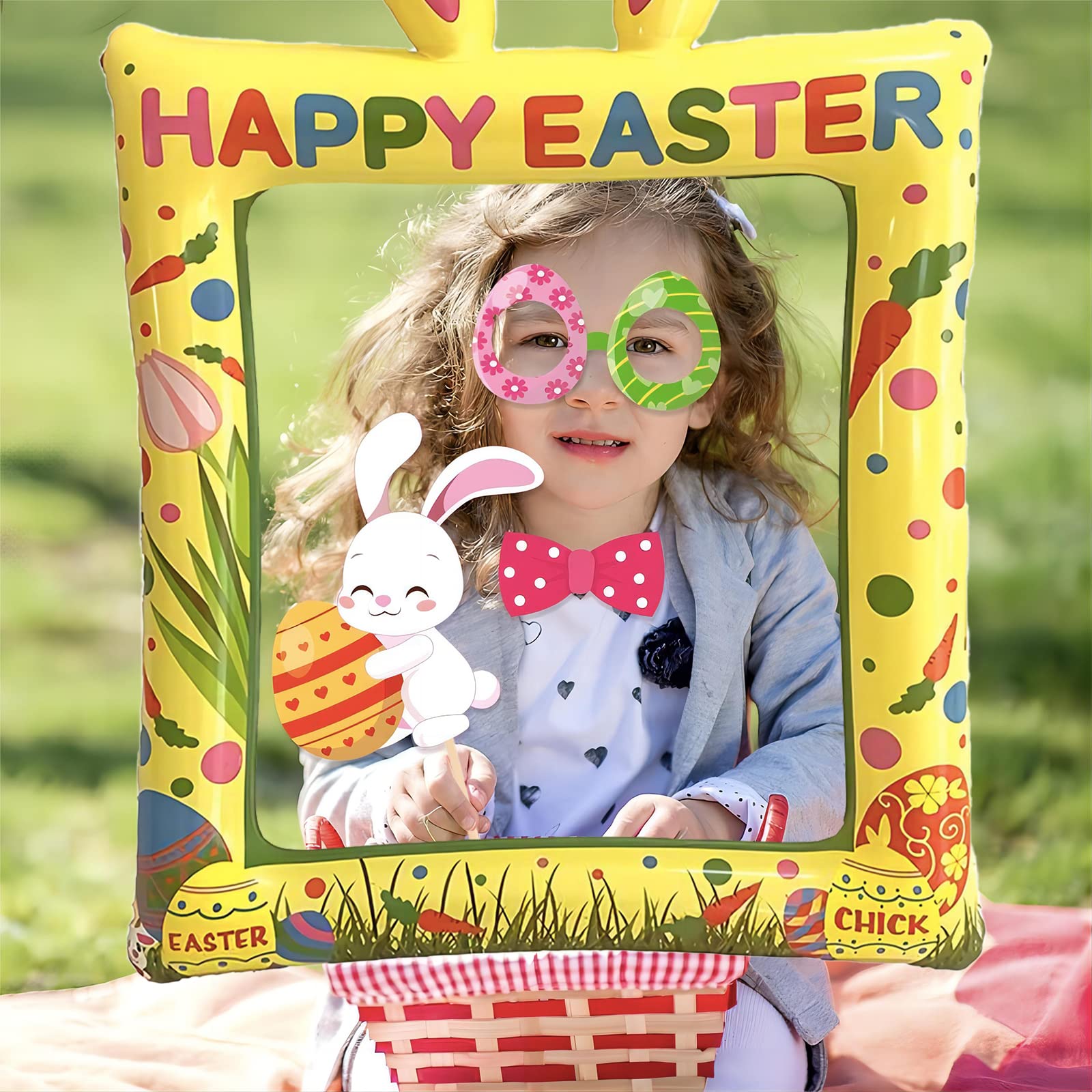 Cabina Fotografica Gonfiabile Pasquale Con Coniglietto - 25 Accessori Per Feste - Foto 8