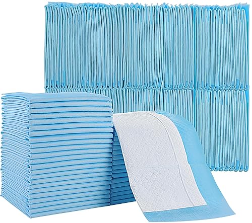 Paquete de 100 cambiadores desechables, almohadillas cambiadoras de pañales de alta absorción, impermeables, a prueba de fugas, almohadillas