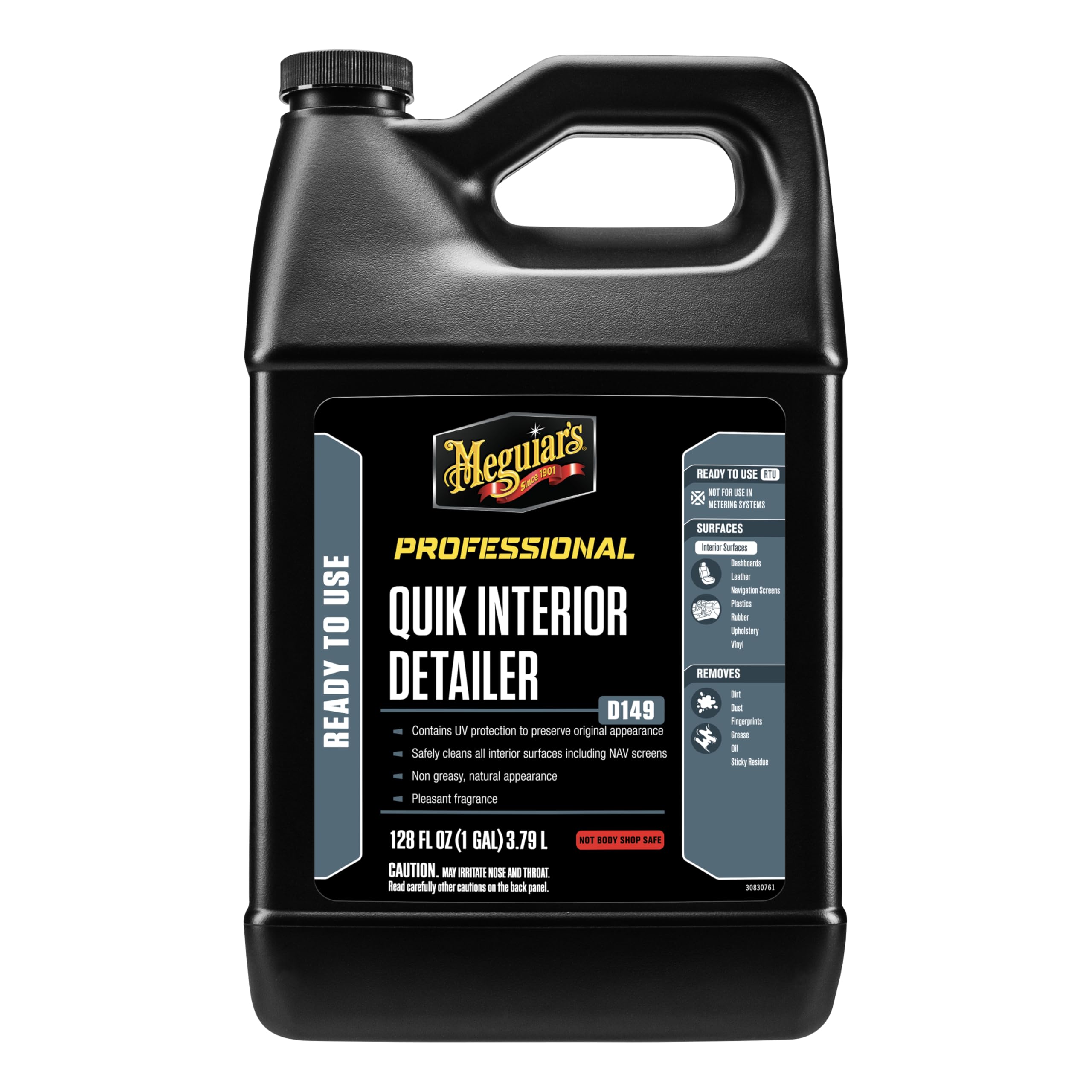 QUICK INTERIOR DETAILER Black, 1 Gallon, D14901