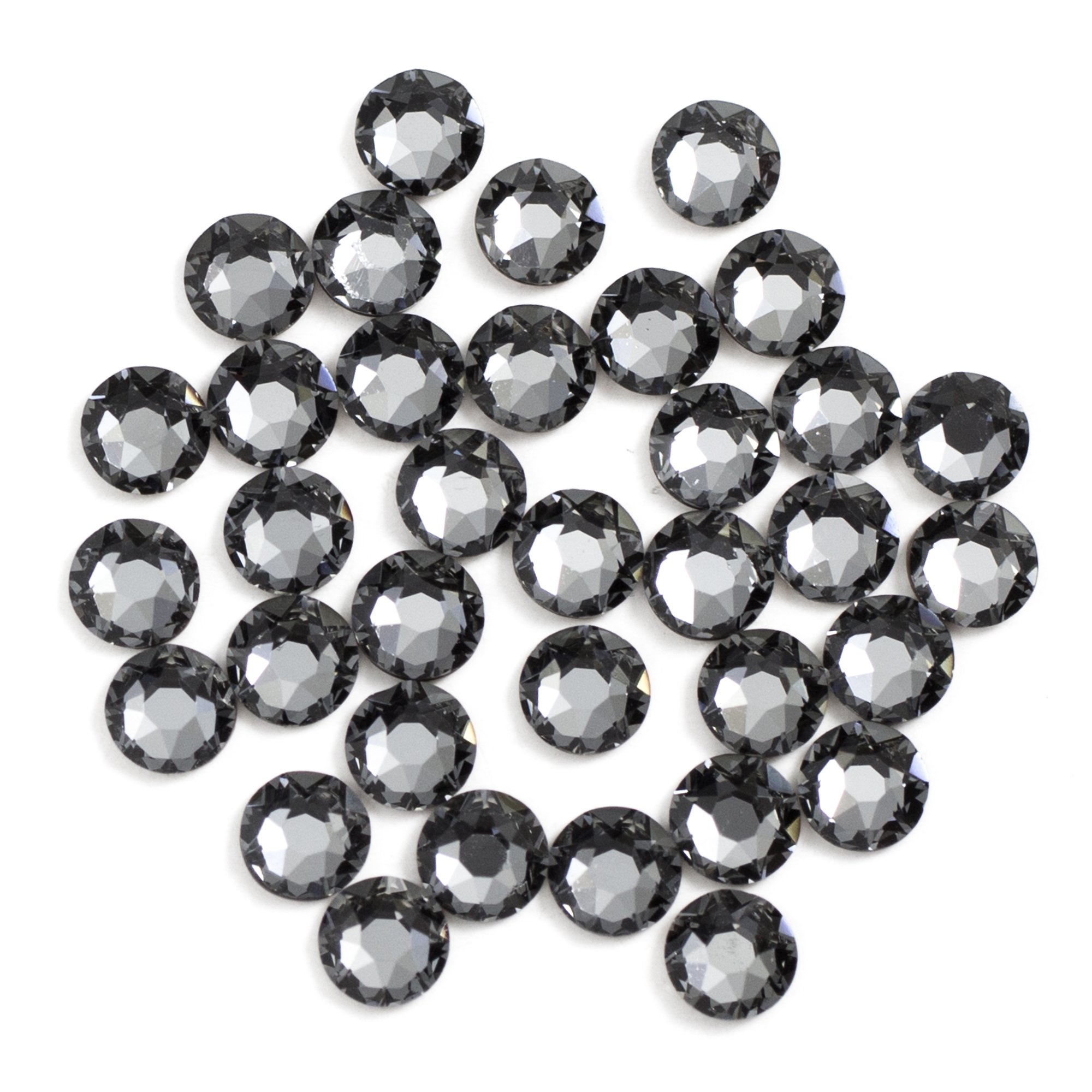 SWAROVSKI 27598230 Silver Night Flatback 3 packages of 36 Piece (108 Total Crystals)