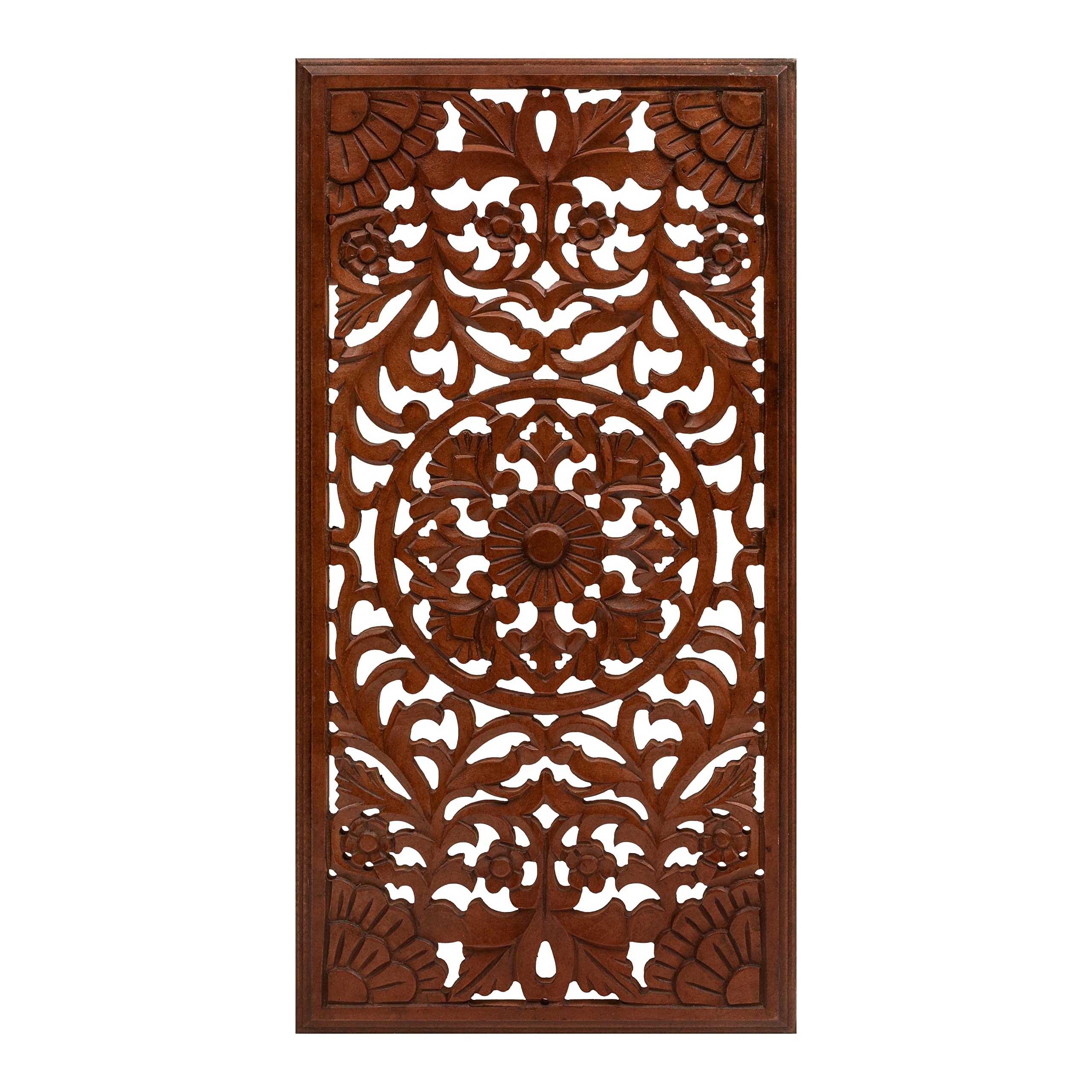 Homebia Designs Vintage Rustic Farmhouse Style Decorative Wooden Designer Wall Hanging Plaques, Elegant Sculpture Wall Décor Panel to Enhance the