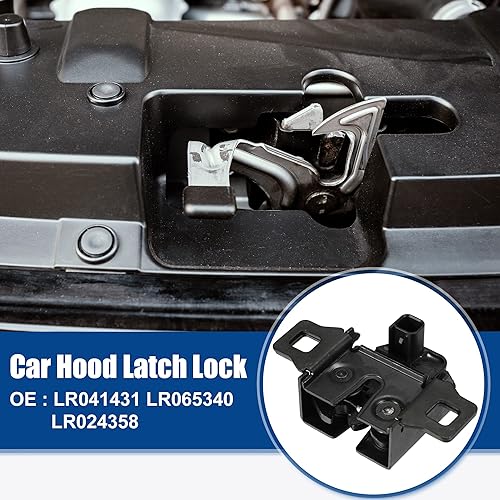 Miniatura 2 de ACROPIX Reemplazo de bloqueo de capó de automóvil para Land Rover Discovery 2017-2021 NO.LR041431NO.LR065340 - Paquete de 1 unidad negra