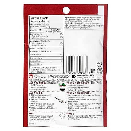 Miniatura 2 de Club House Sloppy Joes Mezcla de condimentos, 1.31 oz1.3 onzas, importado de Canadá)