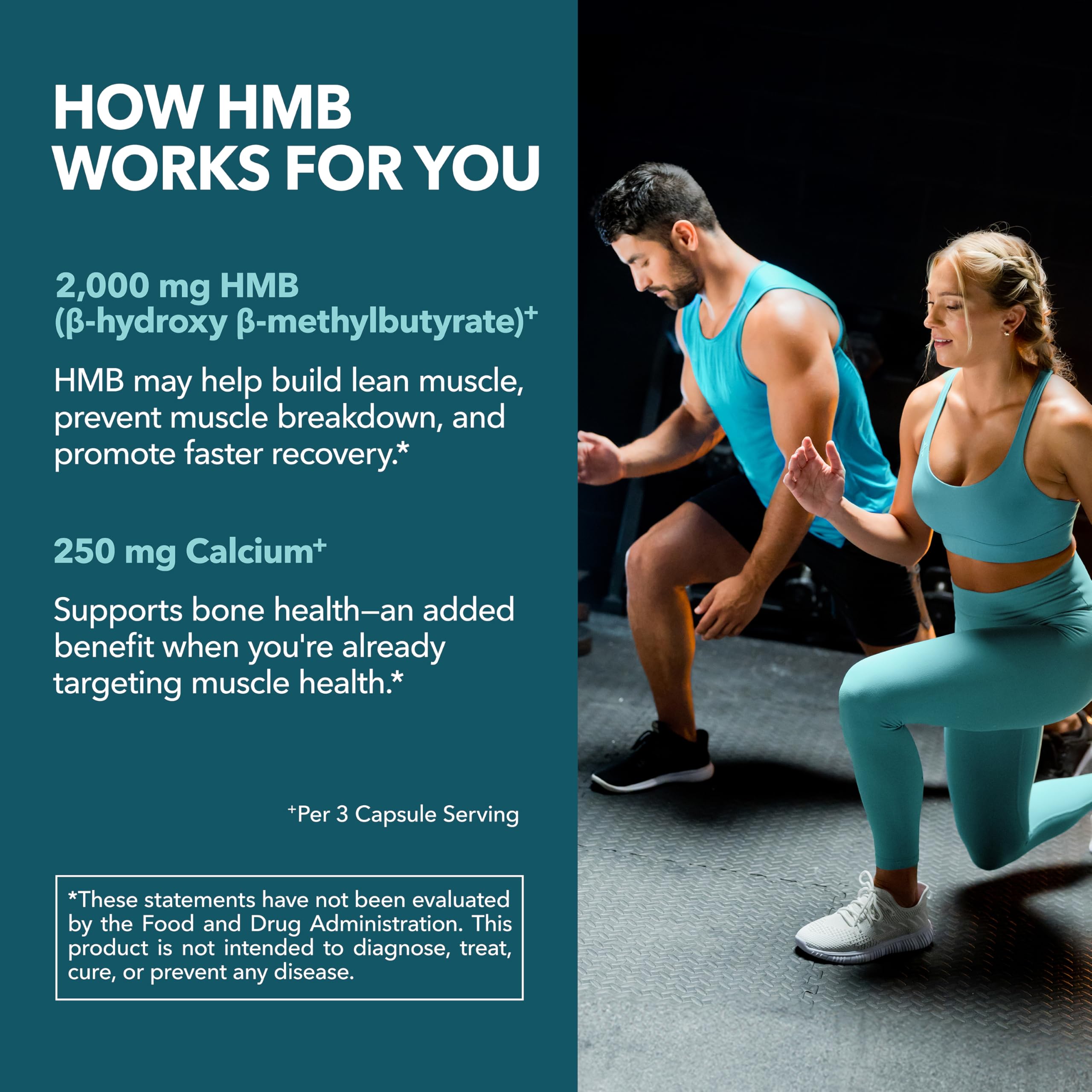 HMB Capsules 2000mg Per Serving, HMB Supplements for Men and Women — Amazon image 5