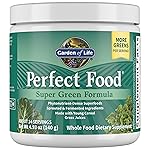 Garden of Life Perfect Food Super Green Formula - 14 Servings | 45 Superfoods, Greens, Fruit & Veggie Juice Superfood Powder Supplement, Probiotics & Organic Spirulina for Digestion & Immune Health