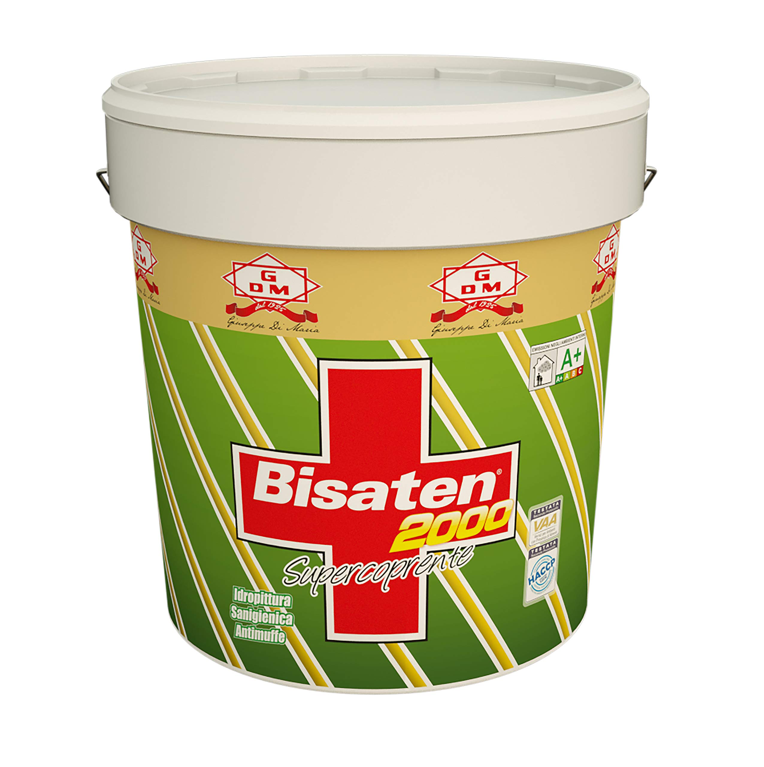 GDM-Bisaten Cycle anti-moisissure avec certificat de garantie (super couvrant, 10 litres), blanc