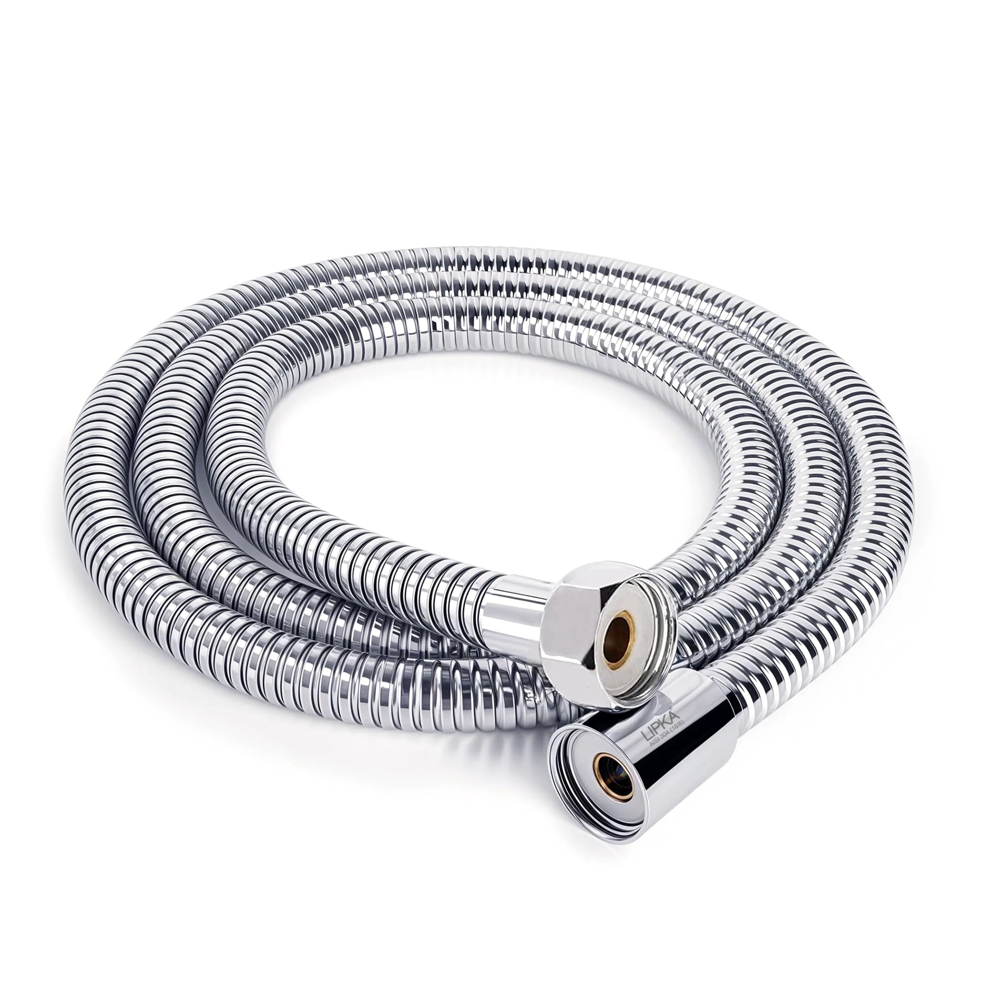 LIPKA 1.5 Meter Flexible Shower Hose Pipe | 304 Grade Stainless Steel Hand Shower Tube | Jet Spray Pipe for Toilet | Health Faucet Pipe Tube | Leak-Proof & Rust-Resistant Hose